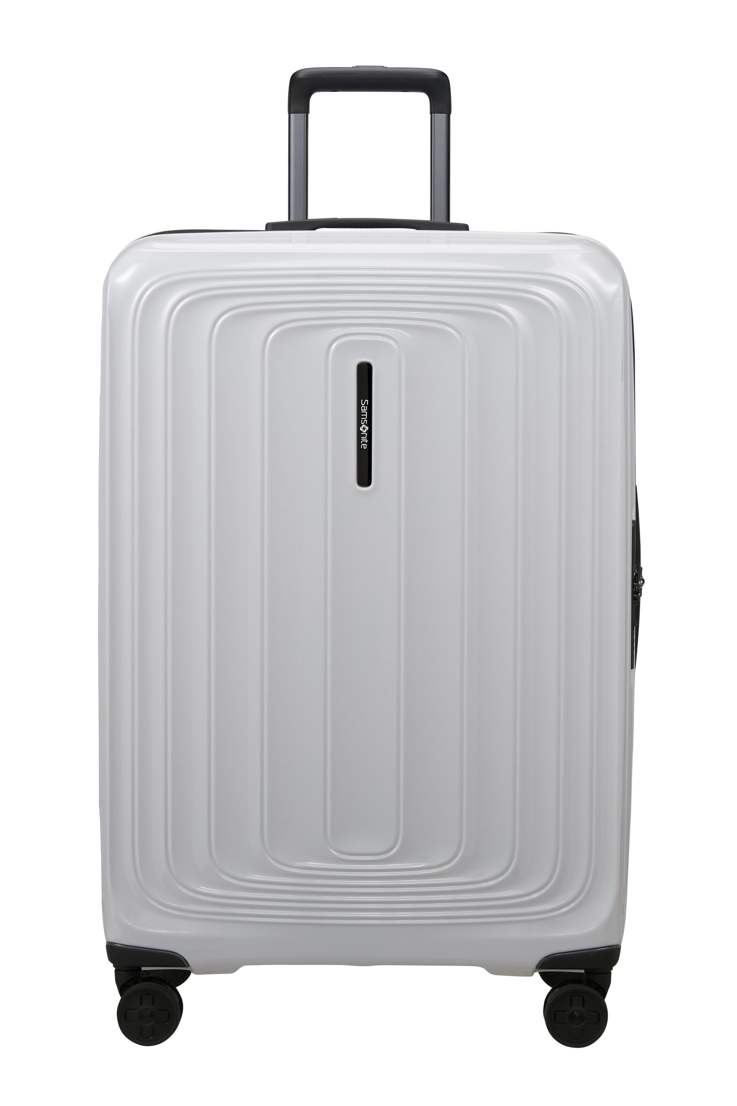 Samsonite Hartschalen-Trolley 2WANDER, 4 Rollen, aus robustem Polycarbonat, mit Adressetikett und Dehnfalte