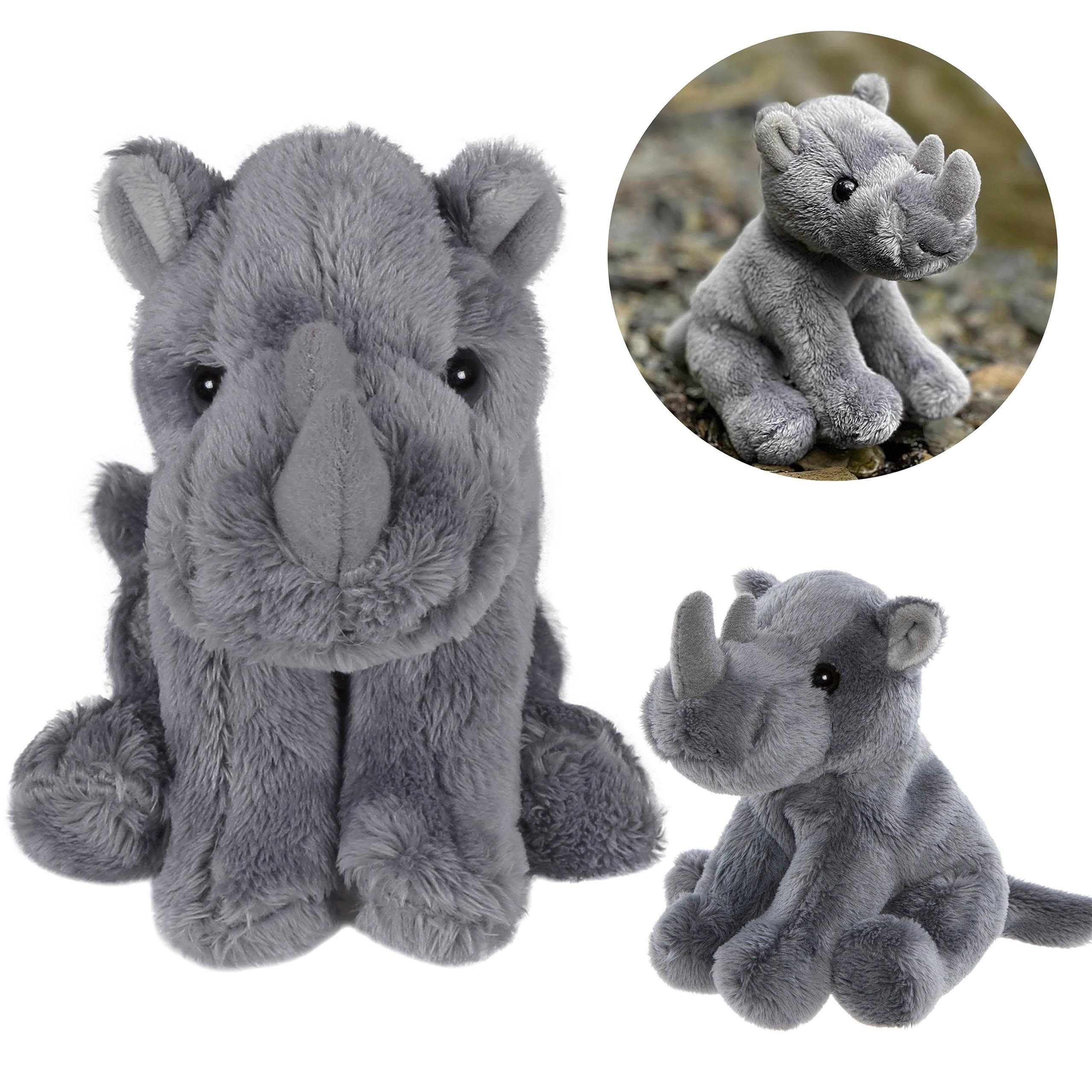 Kuscheltier Charlie Bears Nashorn-Maskottchen, aus der Serie Cuddle Cubs, 13 cm