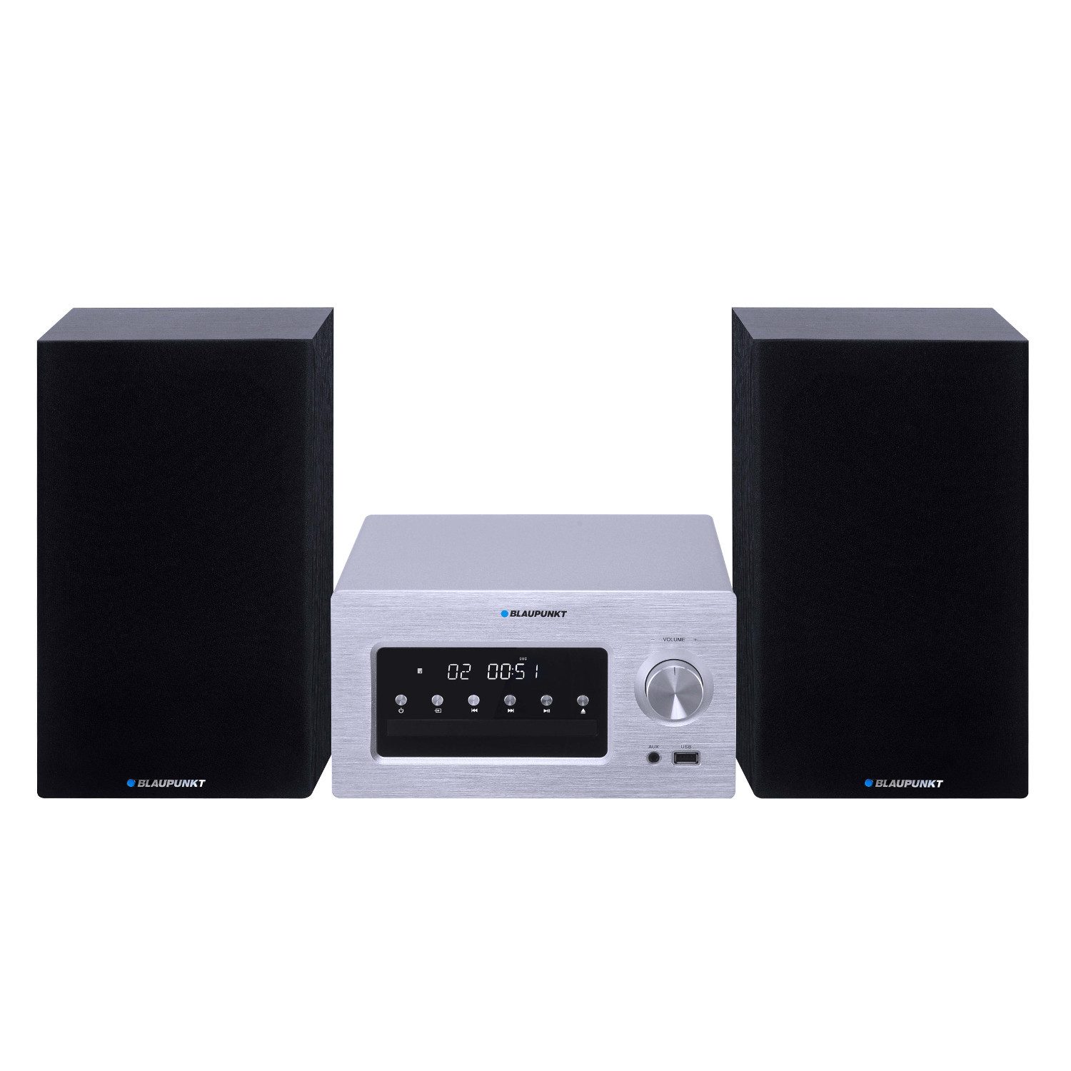 Blaupunkt MS70BT Mini-Stereoanlage mit Bluetooth, CD, USB und MP3 Stereoanlage