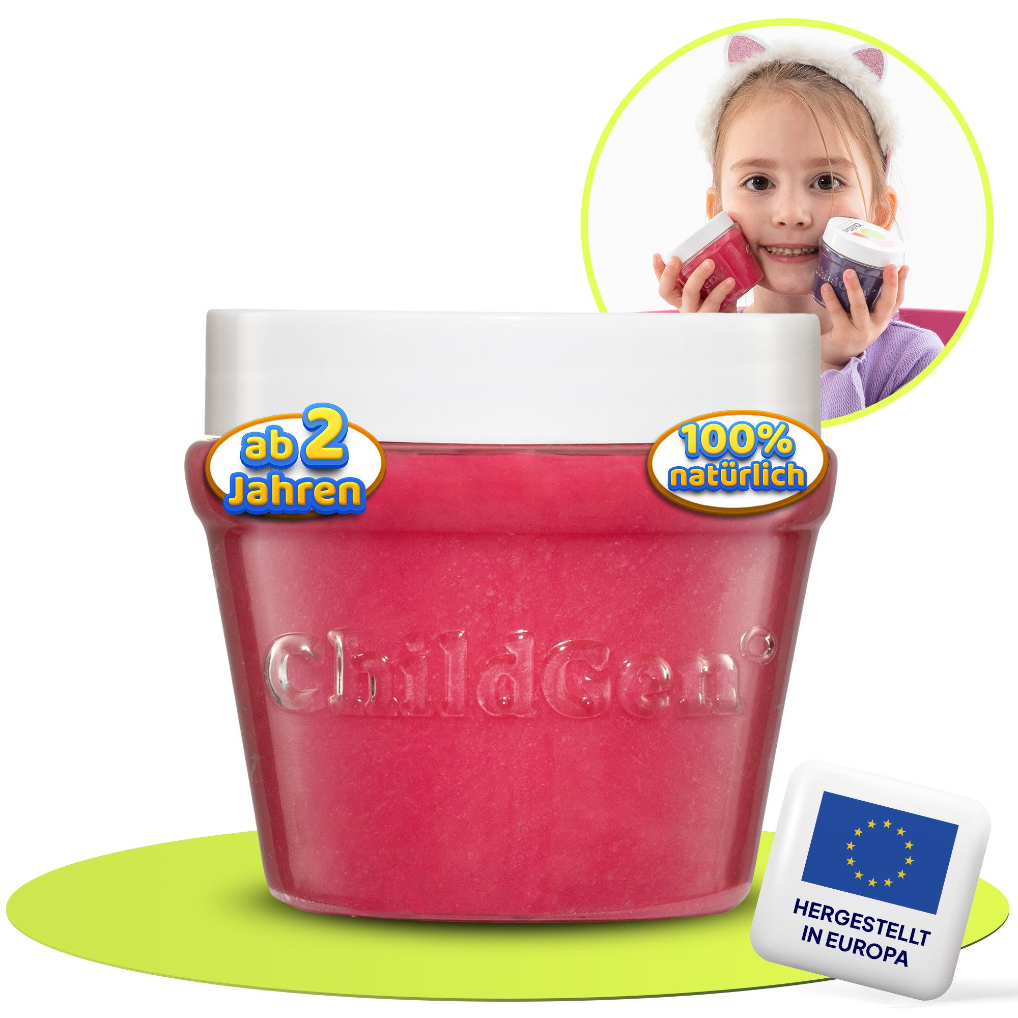 ChildGen Knete ChildGen Knete Play Dough, ungiftig, 100% natürliche Inhaltsstoffe (1-tlg., Knetezubehör, Knetset, Knete -Set, Spielknete), Kinderknete, Knete ab 2 Jahre