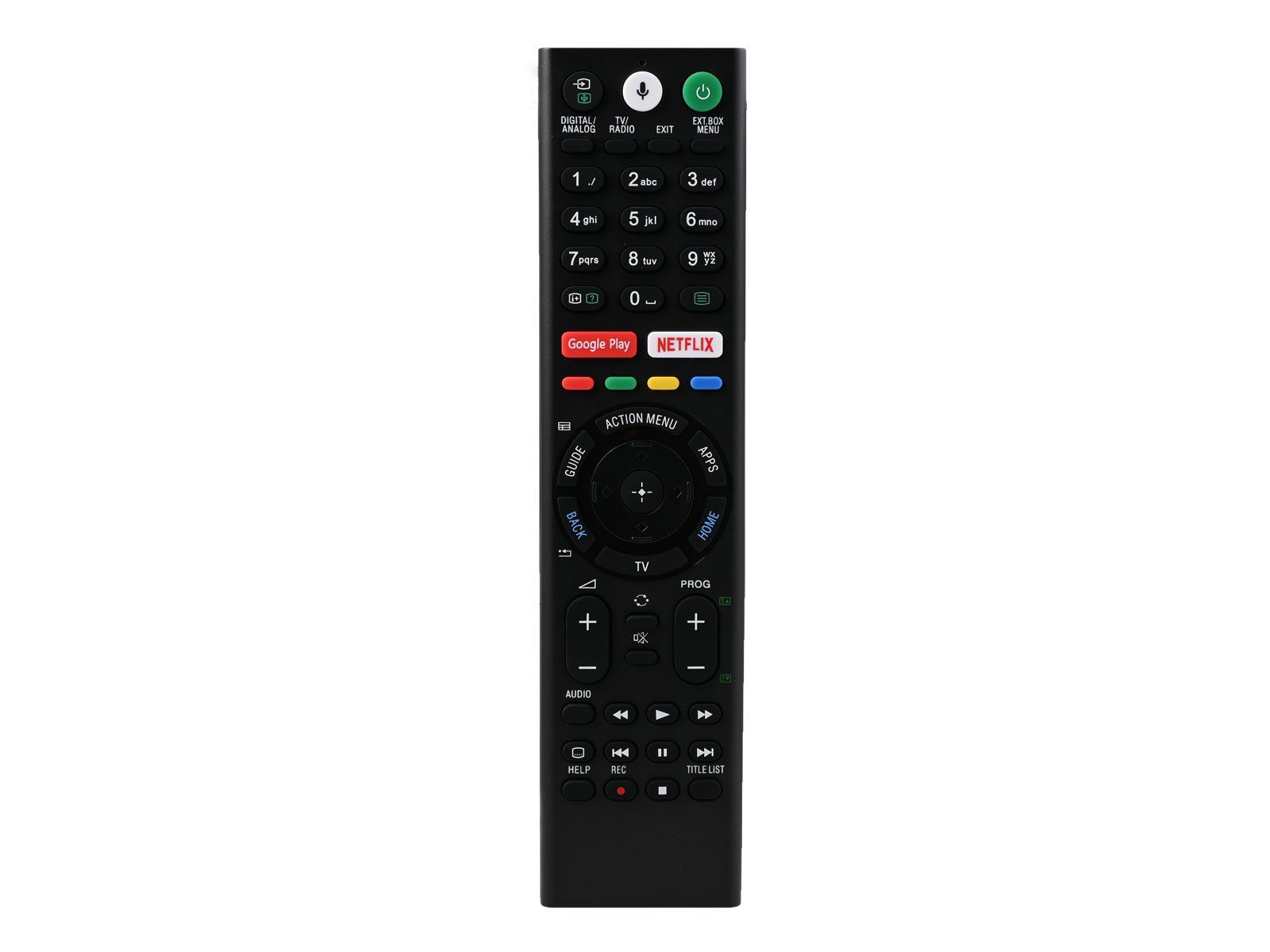 azurano Ersatz für SONY RMF-TX310E, 10949943, 149345521, 149345522, SUB Universal-Smart-TV-Fernbedienung (RMF-TX310E, 10949943, 149345521, 149345522, SUB RMF-TX220E)