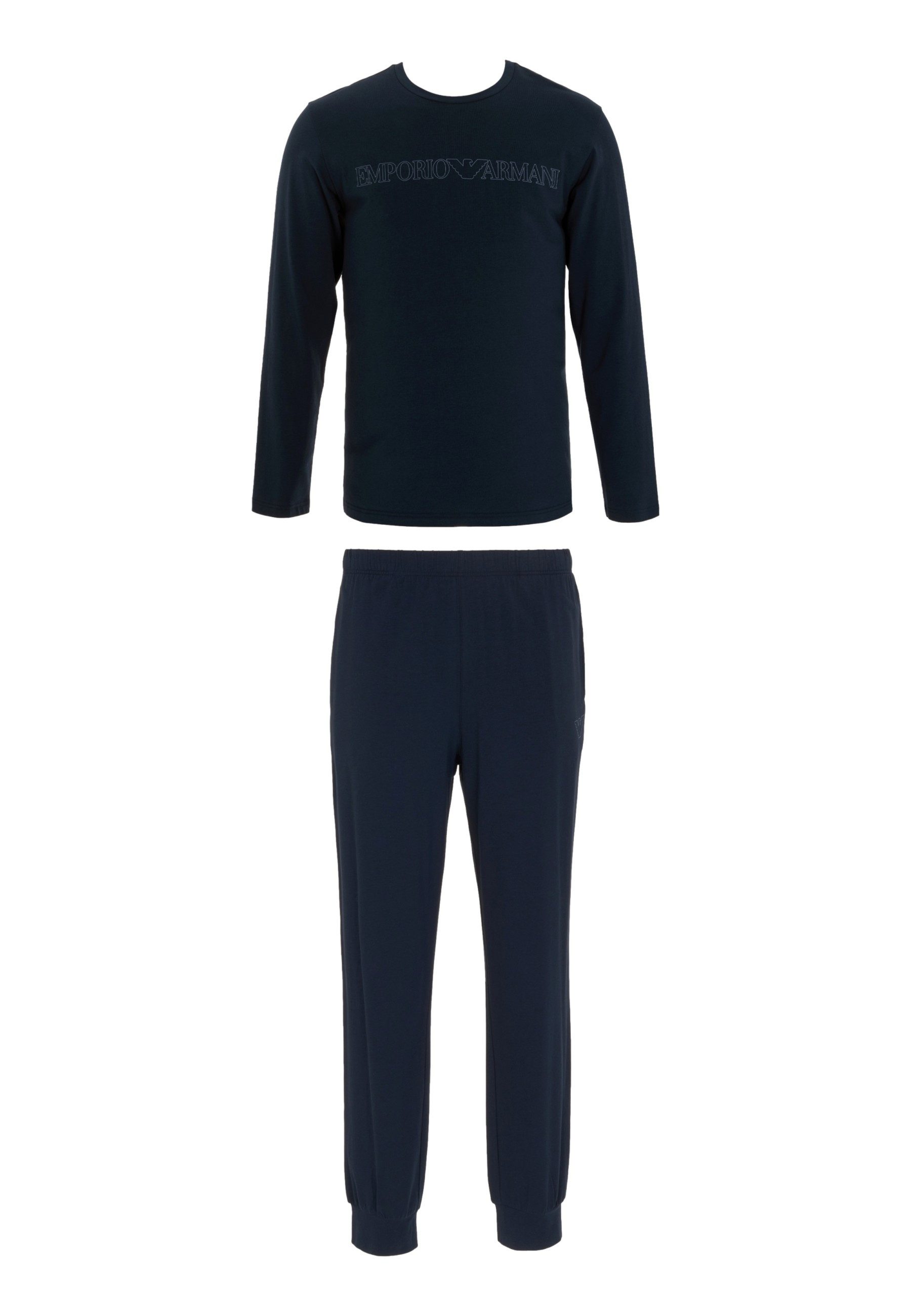 Emporio Armani Pyjama Schlafanzug Pyjama (Packung, 1 tlg)