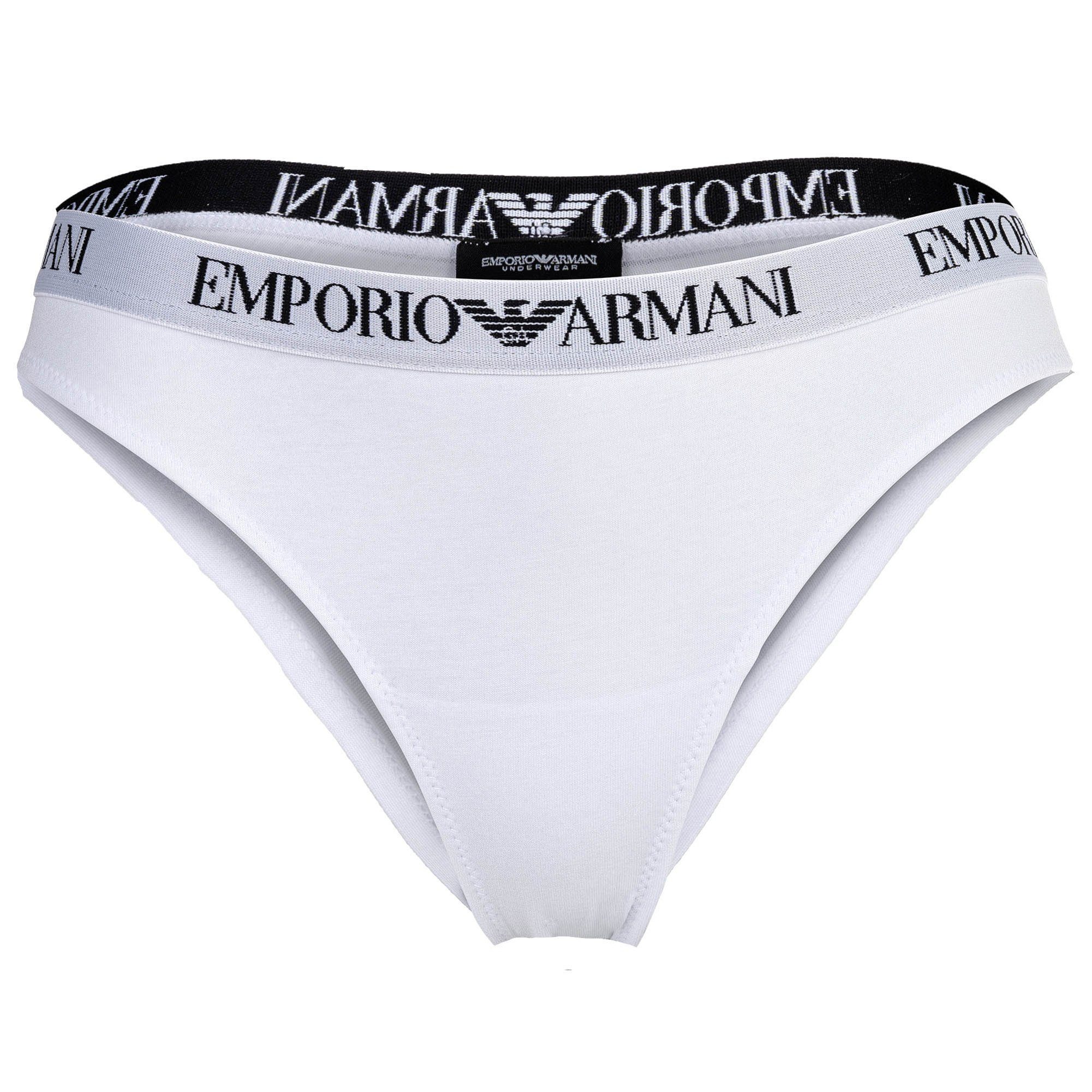Emporio Armani Slip Damen Slip 2er Pack Baumwolle ESSENTIAL COTTON (Packung, 2er Pack)