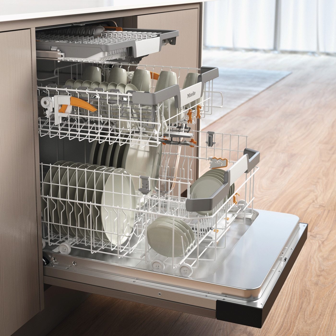 Miele teilintegrierbarer Geschirrspüler G 7210 SCi, 14 Maßgedecke