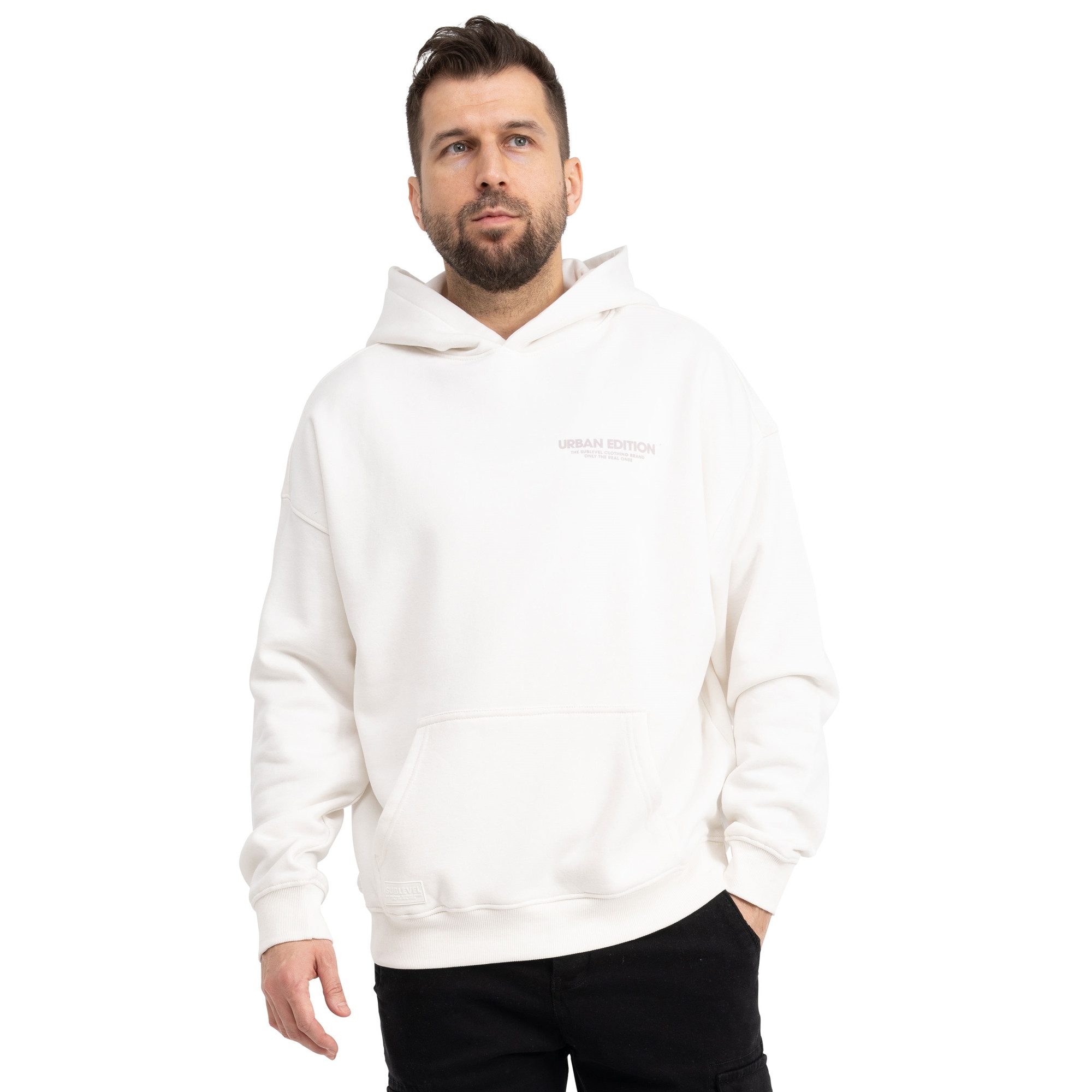 SUBLEVEL Kapuzenpullover Hoodie Herren Kapuzenpullover Kapuzenjacke Sweater