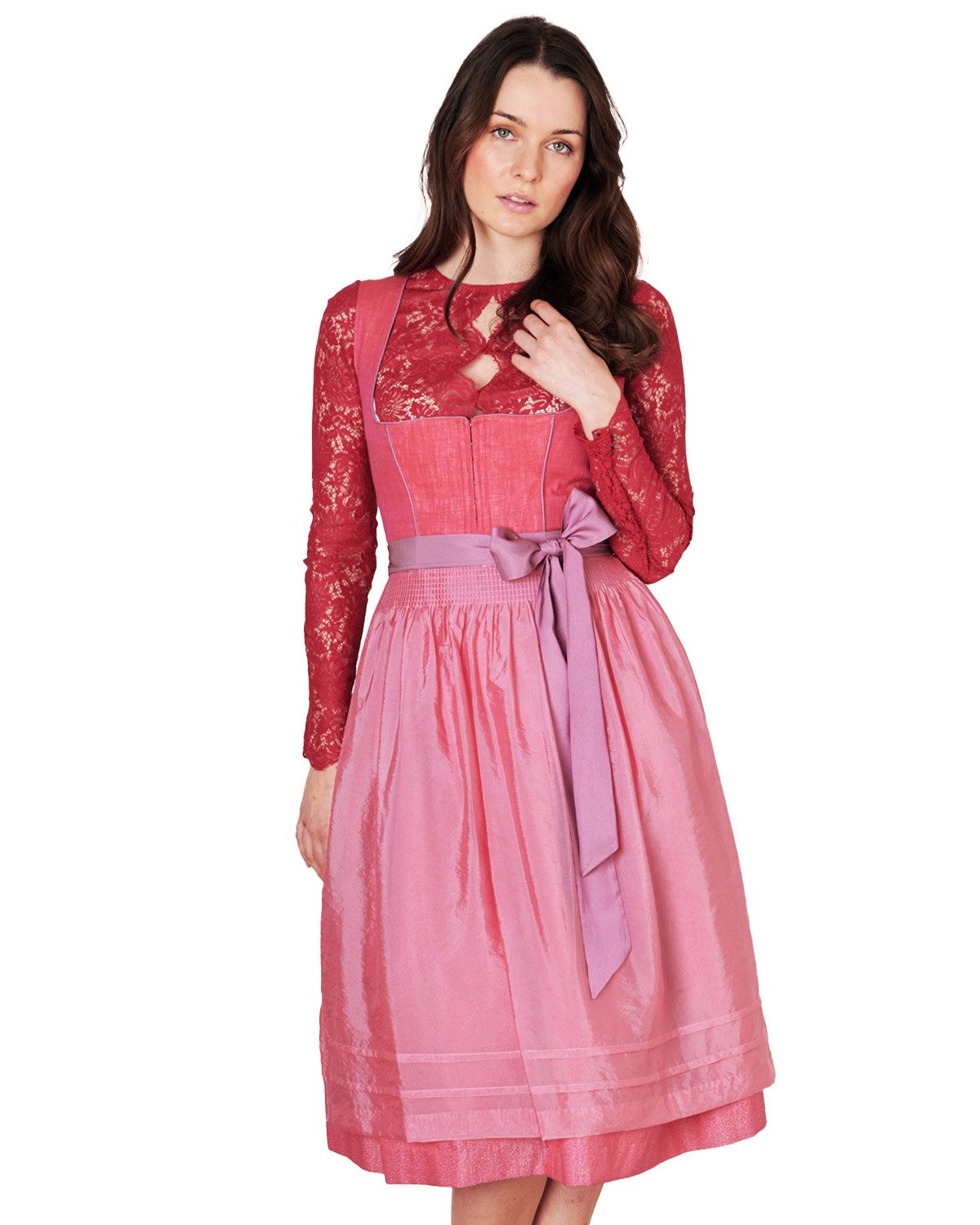 KRÜGER COLLECTION Dirndl Dirndl 'Linette' 115667, Rot 60cm