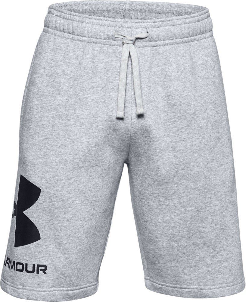 Under Armour® Shorts UA Rival Fleece Big Logo Shorts Mod Gray Light Heather 011 | Shorts