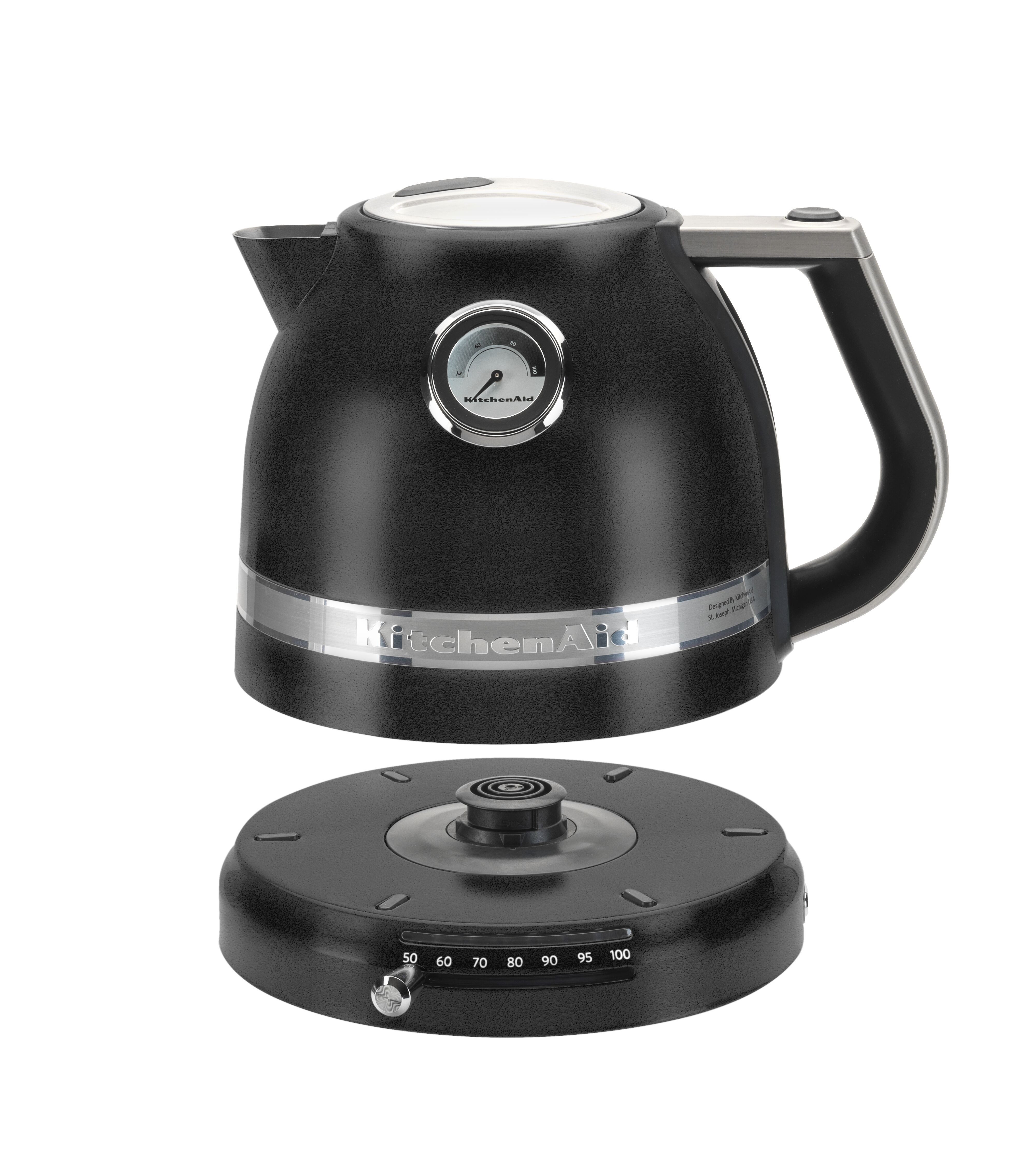 KitchenAid Wasserkocher 5KEK1522EBK Gusseisen Schwarz, 1,5 l, 2400 W