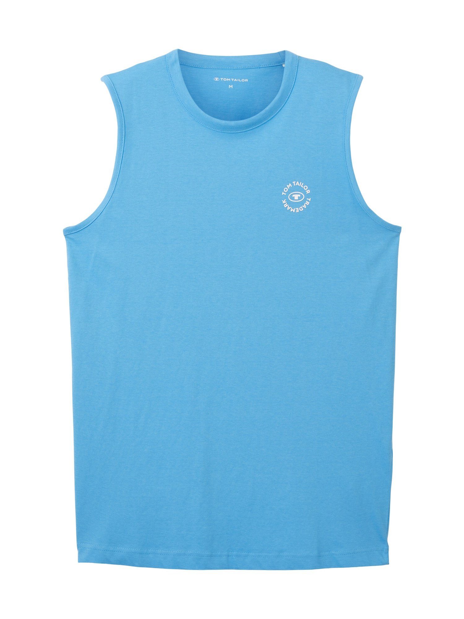 TAILOR blau TOM ärmelloses Tanktop Tank-Top T-Shirt (1-tlg)