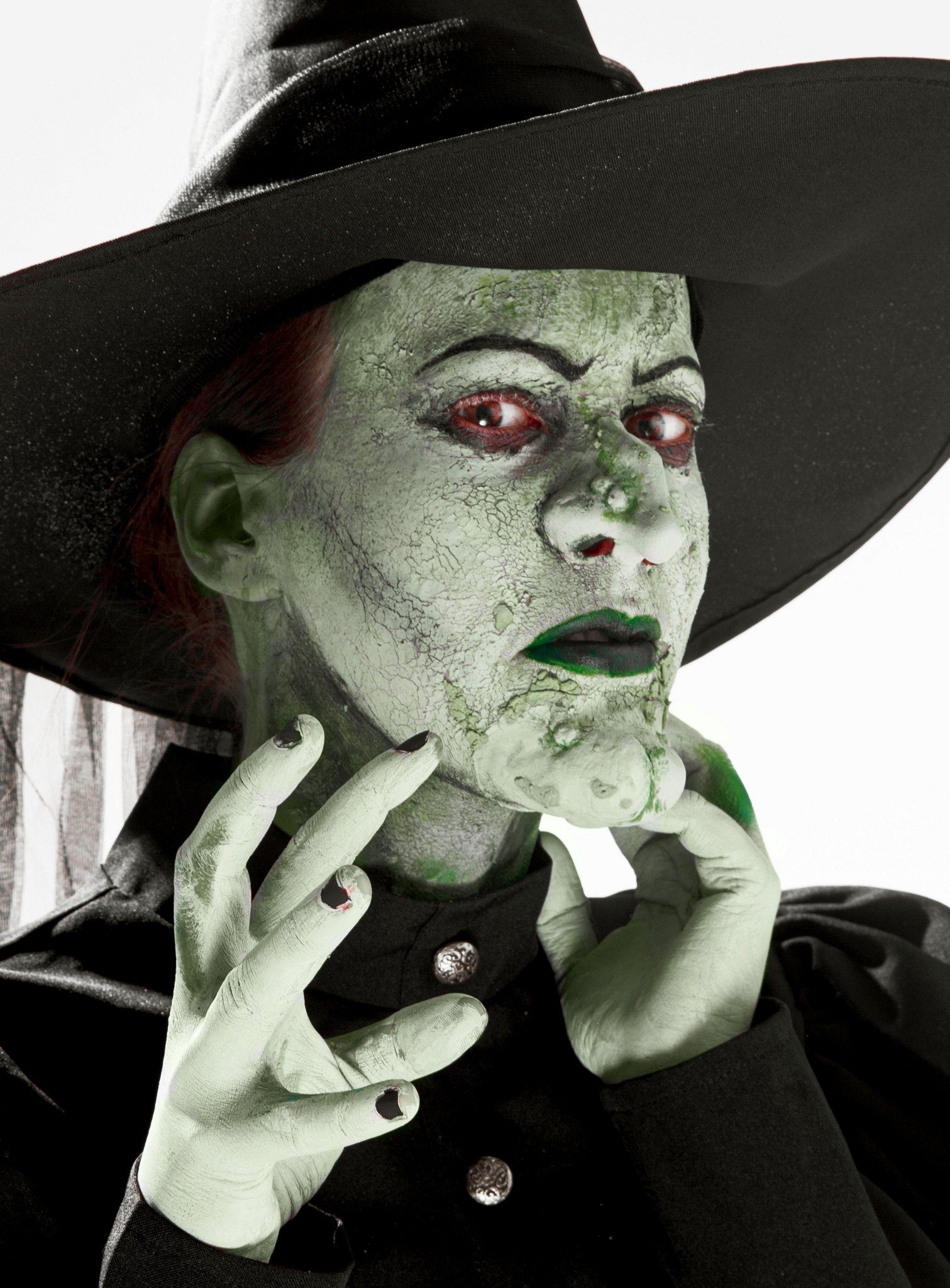Maskworld Theaterschminke Make-Up Scary grün - Karneval Faschingskostüm