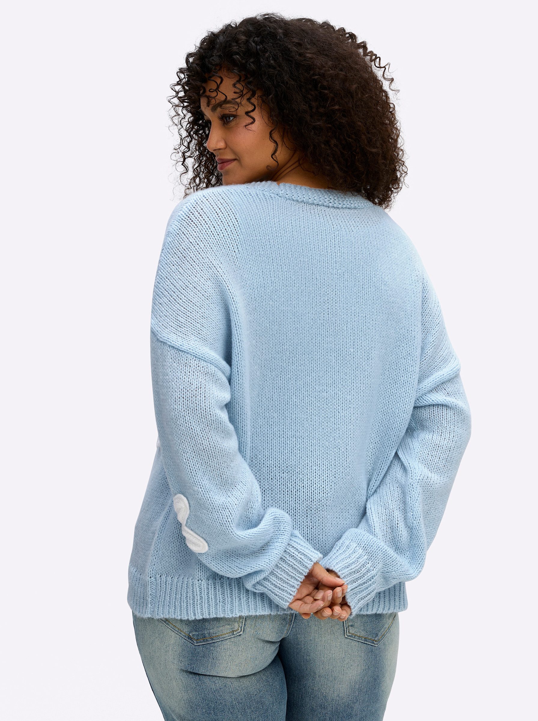 sheego by Joe Browns Strickjacke Strickjacke Langarm Feinstrick, Grobstrick günstig online kaufen