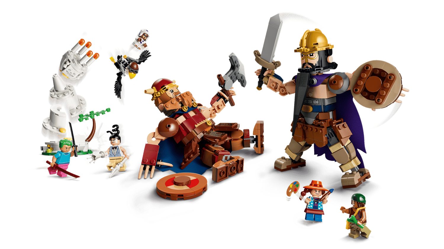 LEGO® One Piece 75644 Woogey vs. Boogey – Riesen aus Little Garden Spielbausteine, (Set, 733 St., Set)