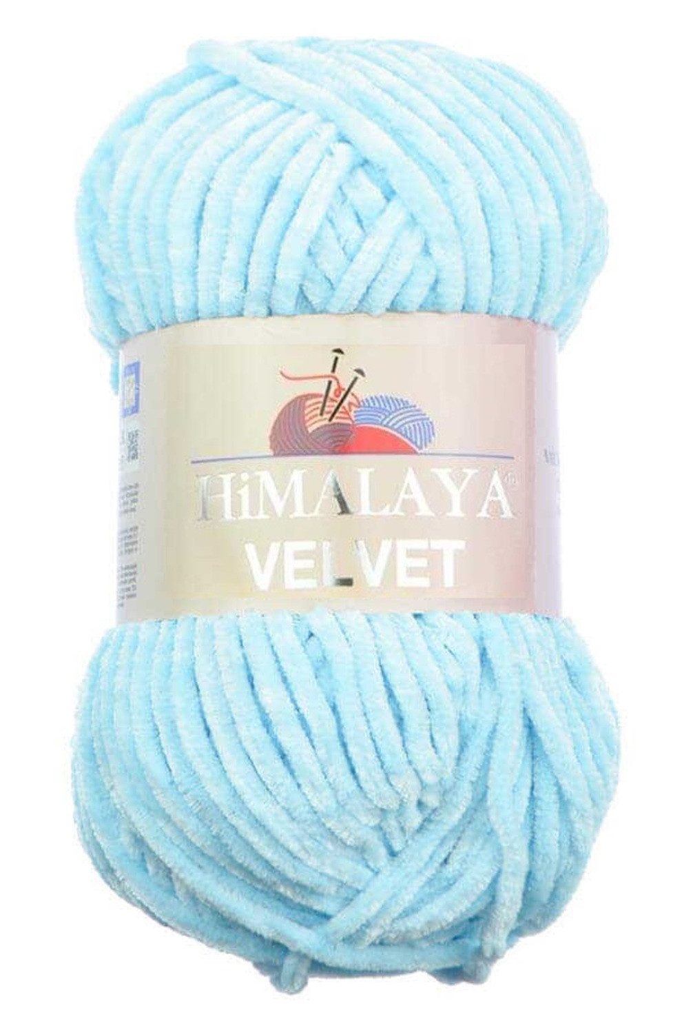 Himalaya Velvet Wolle - 100% Micro-Polyester, 100g/120m, Stärke 6 Super Bulky Häkelwolle, 120 m (Einzel-Pack, 1-St., Wolle), Superbauschiges Chenille Garn