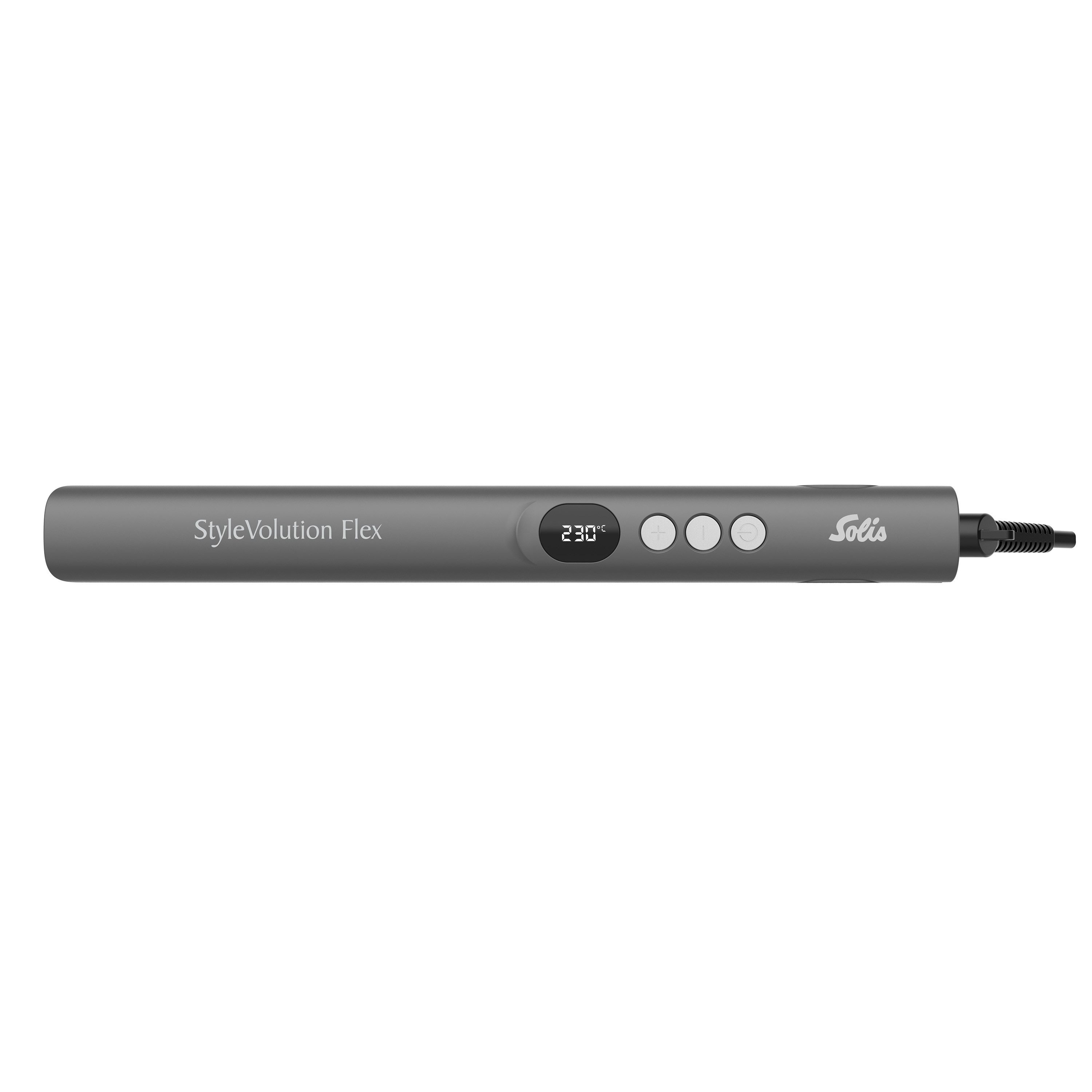 SOLIS OF SWITZERLAND Glätteisen StyleVolution Flex, Typ 3200 Keramikbeschichtetes Aluminium, Ionenfunktion, schnelle Aufheizzeit, Reiseetui, 110 -240 Volt