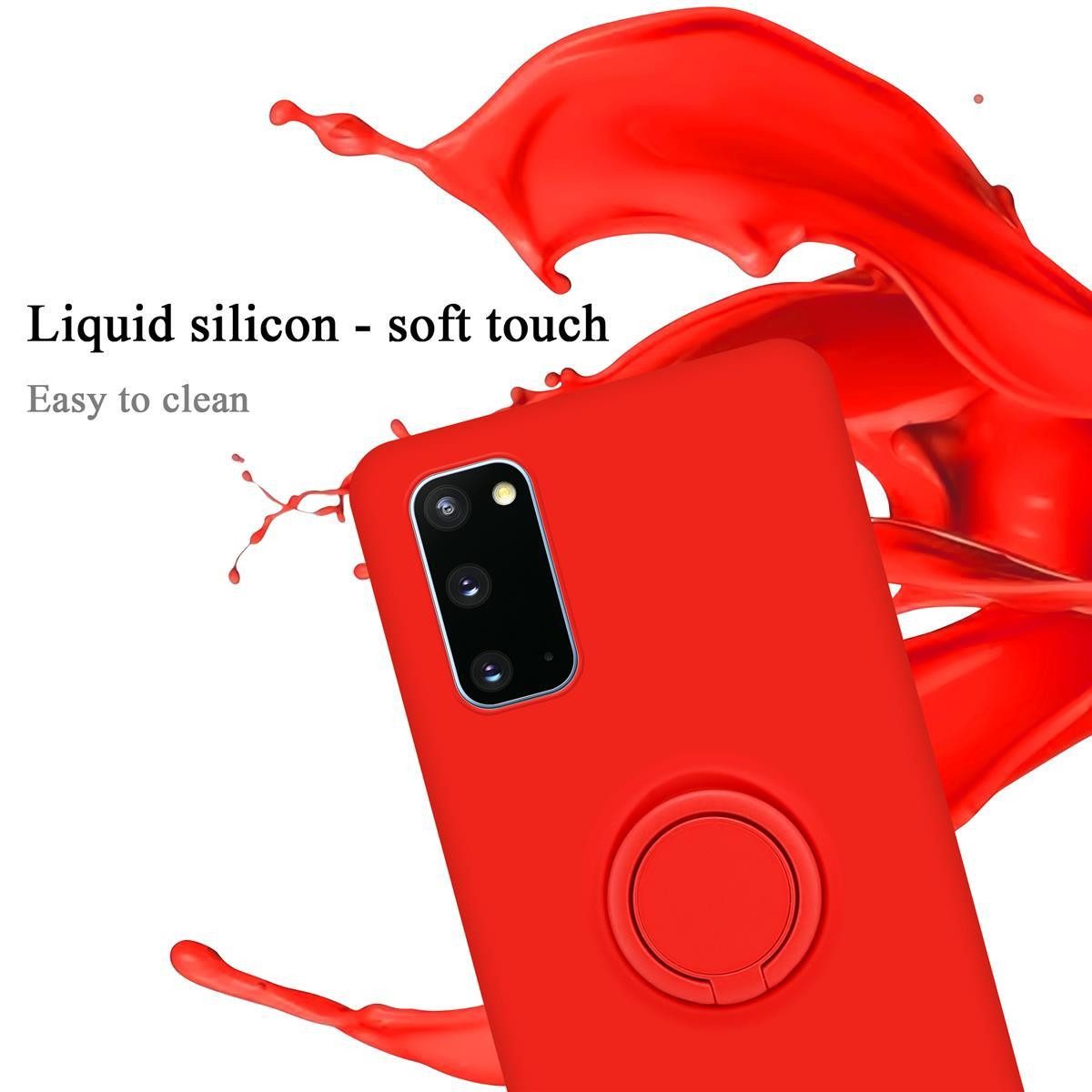 Cadorabo Handyhülle für Samsung Galaxy S20 Hülle Samsung Galaxy S20, Robustes Hard Case - Handy Schutzhülle - Hülle - Back Cover Bumper