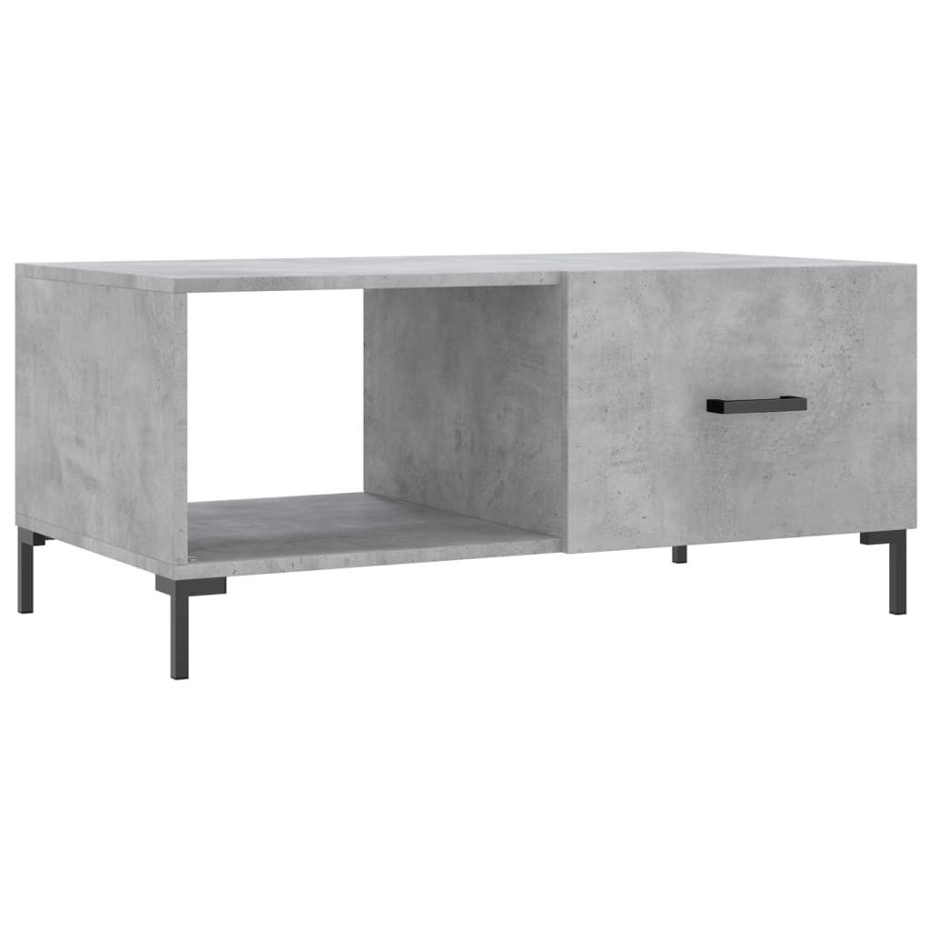 Couchtisch Couchtisch Betongrau 90x50x40 cm Holzwerkstoff
