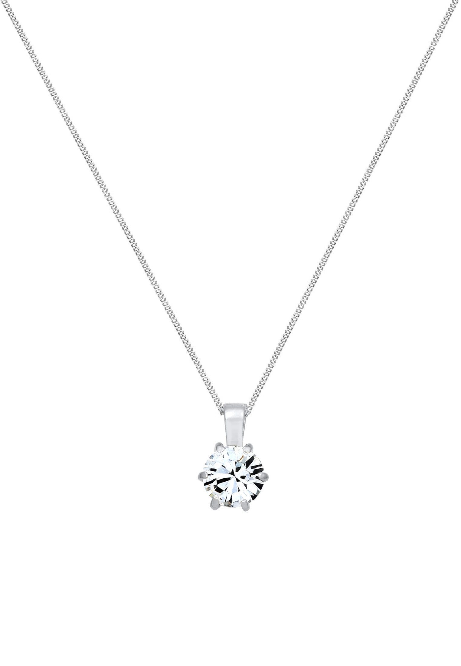 Elli Kette mit Anhänger Solitär Glas günstig online kaufen