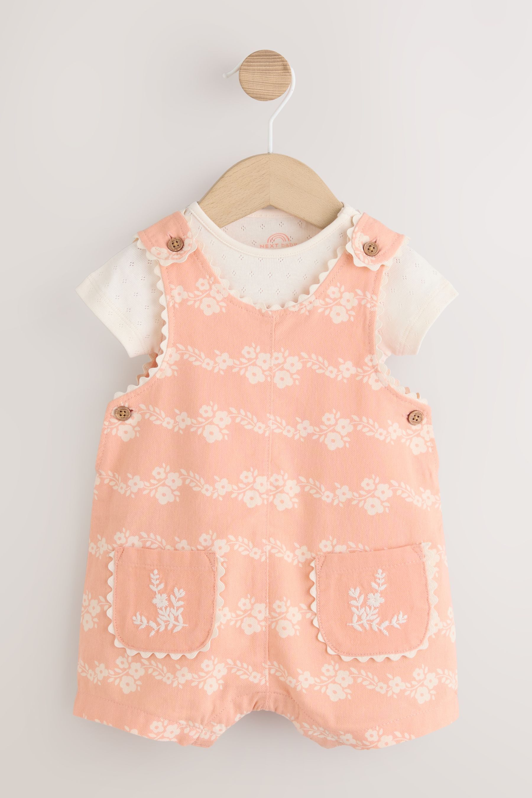 Body & Hose Baby-Latzhose und Bodysuit im 2-teiligen Set