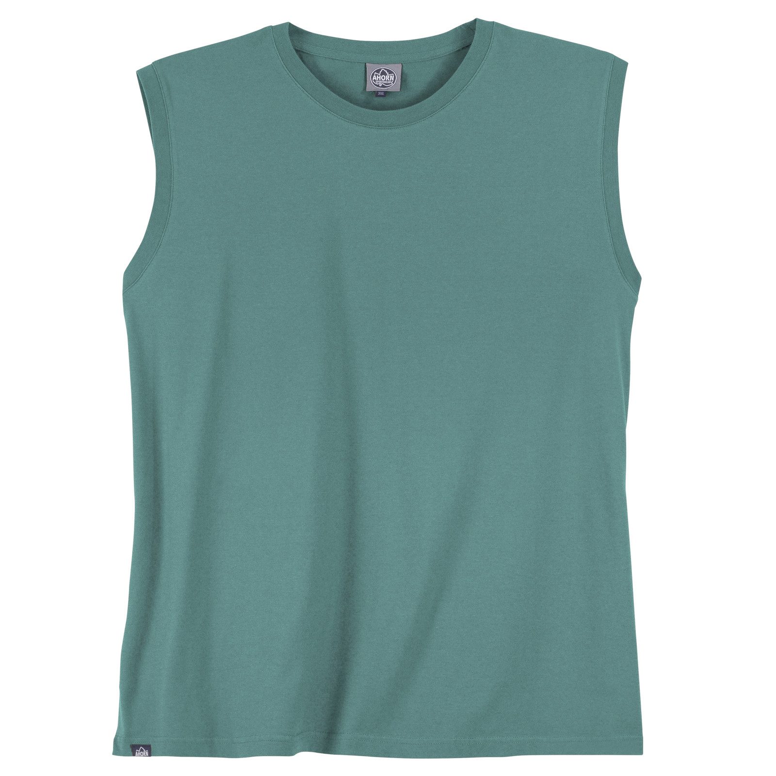 Muscleshirt Ahorn Sportswear Übergrößen Tanktop dunkelmint
