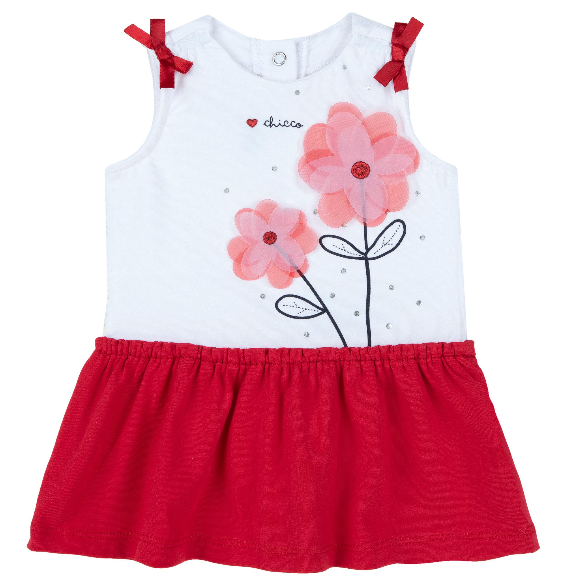 Chicco A-Linien-Kleid Kleid (1-tlg) Alloverdruck