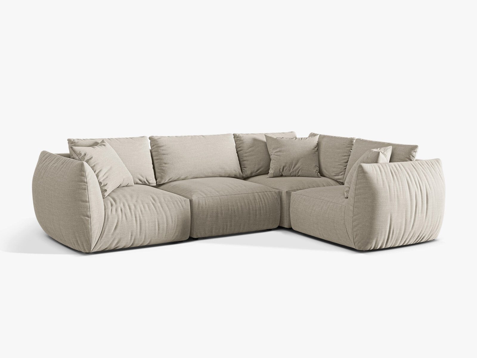 Micadoni Ecksofa Chris, 4-Sitzer