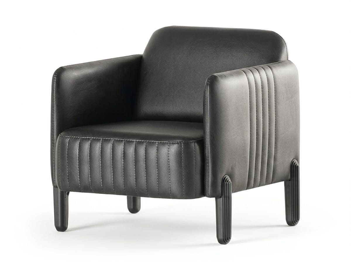 Xlmoebel Relaxsessel Sessel Moderner Designer Stück Schwarz Büromöbel Elegant Wohnzimmer (1-St., 1-tlg)