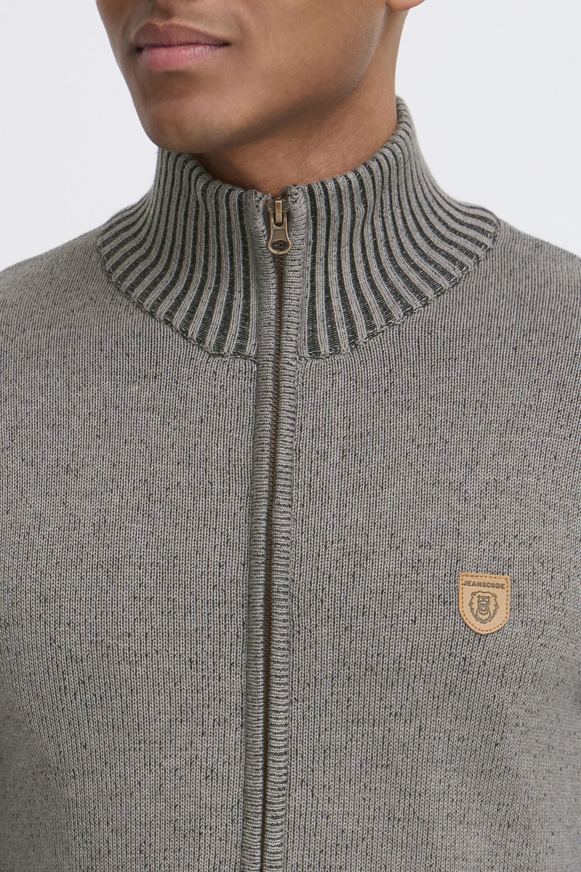 Indicode Strickjacke IDAndy Cardigan mit Stehkragen