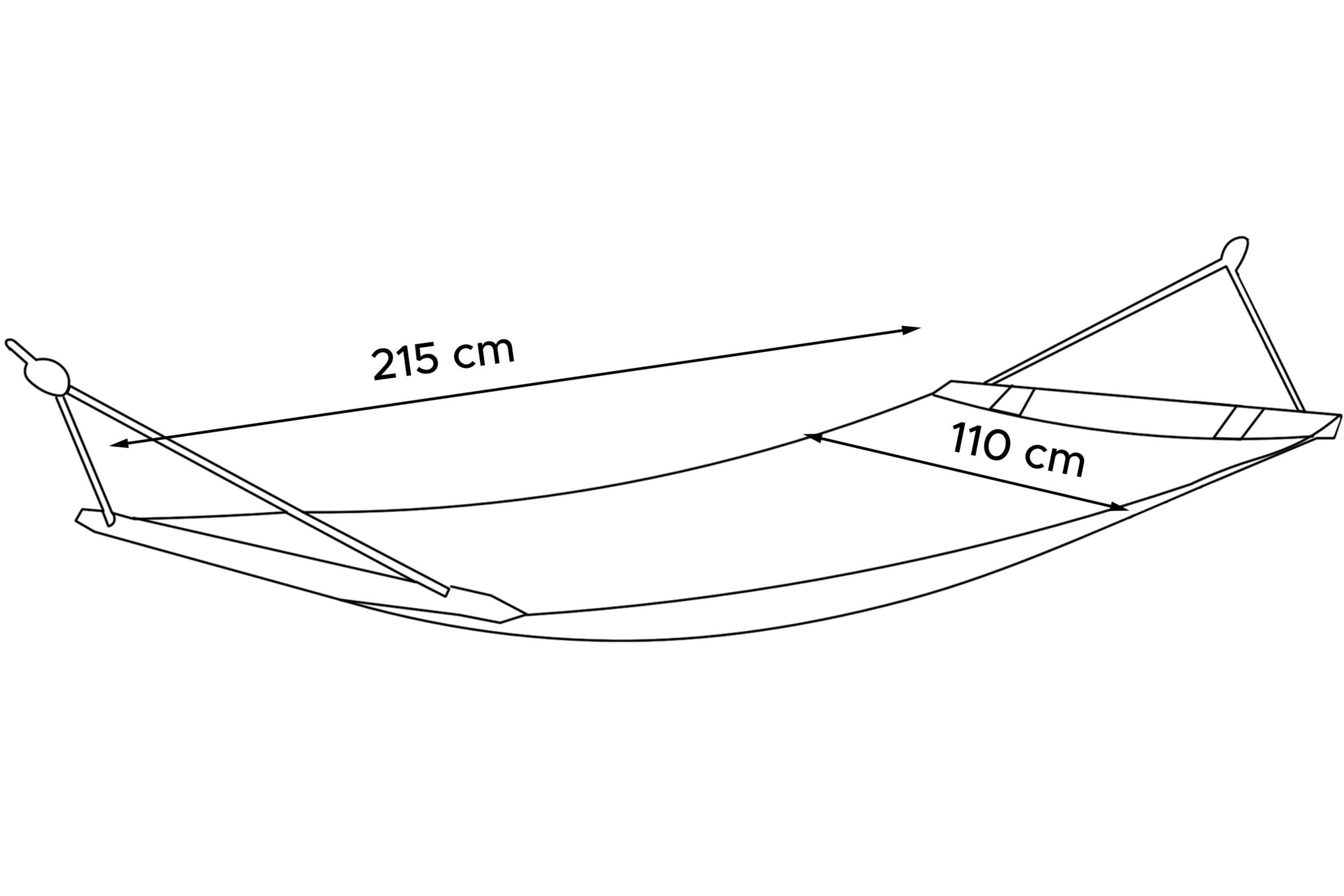 KONSIMO® Hängematte LENGER Hängematte (Hängematte), hergestellt in der EU, bequem und robust