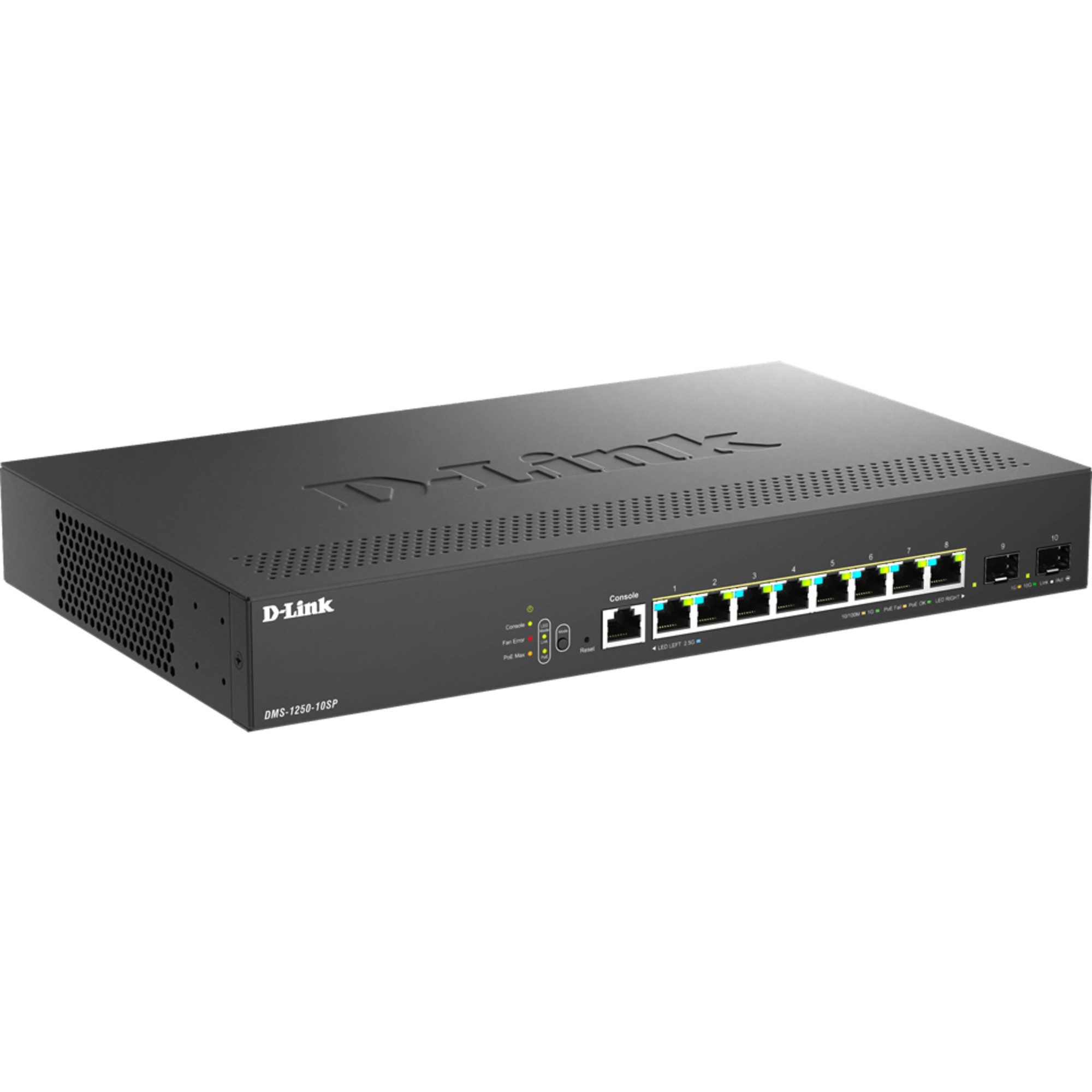 D-Link D-Link DMS-1250-10SP/E, Switch, (240W PoE Budget) Netzwerk-Switch