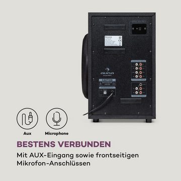 Auna Areal 825 5.1 Lautsprecher System (Bluetooth, 100 W, Lautsprecher HeimKino Sound System USB SD)