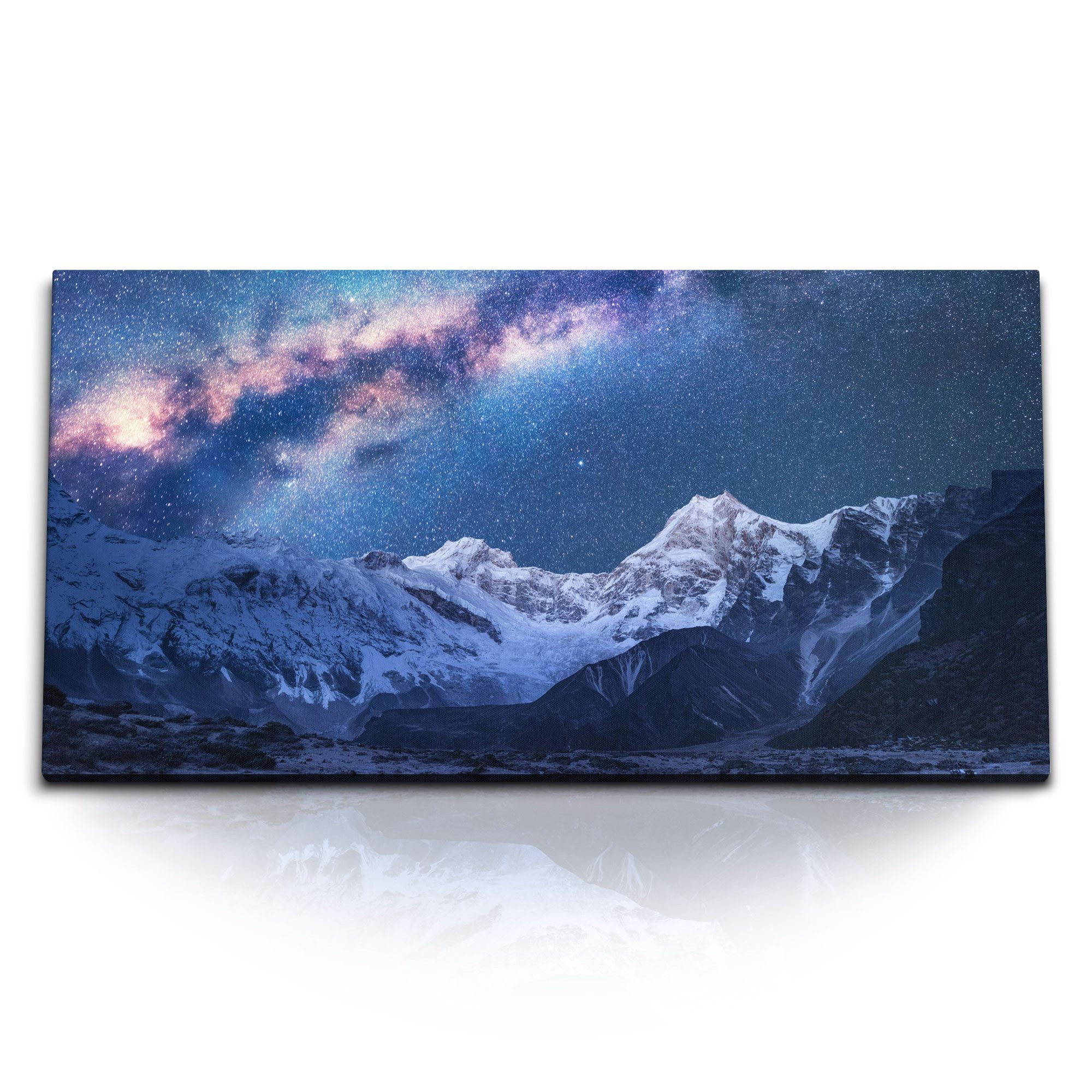 Leinwandbild Kunstdruck Bilder 120x60cm Astrofotografie Milchstraße Galaxie Sterne