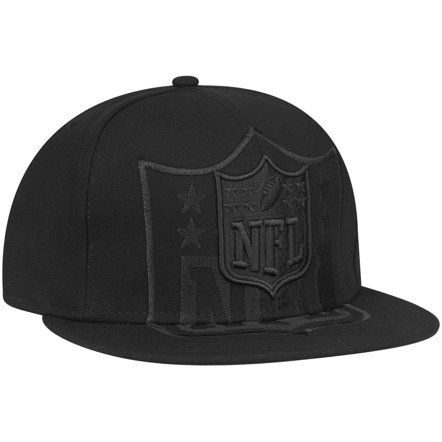 New Era Fitted Cap 59Fifty Logo Teams NFL SPILL BLACK Shield NFL