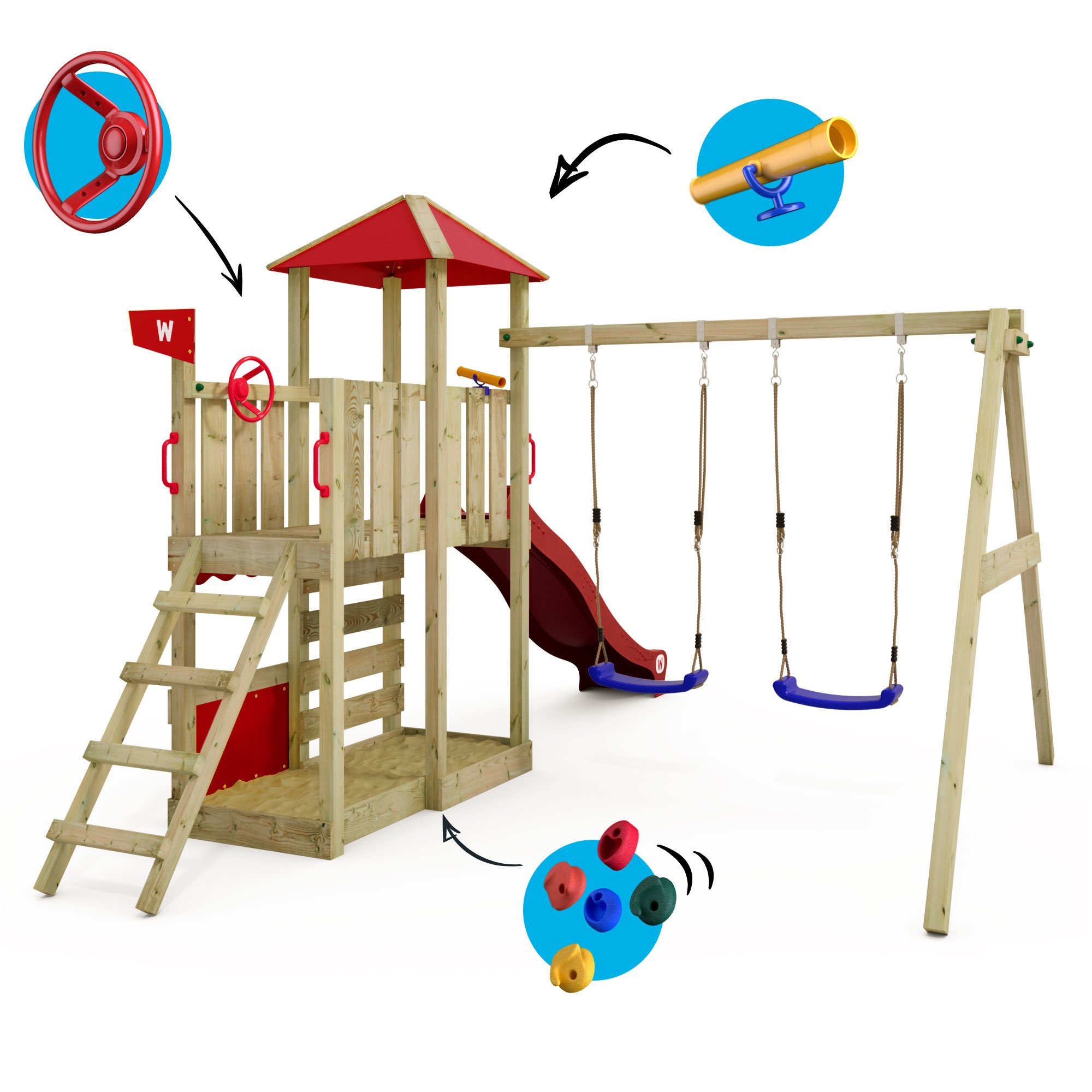 Wickey Spielturm Smart Savana – Klettergerüst günstig online kaufen