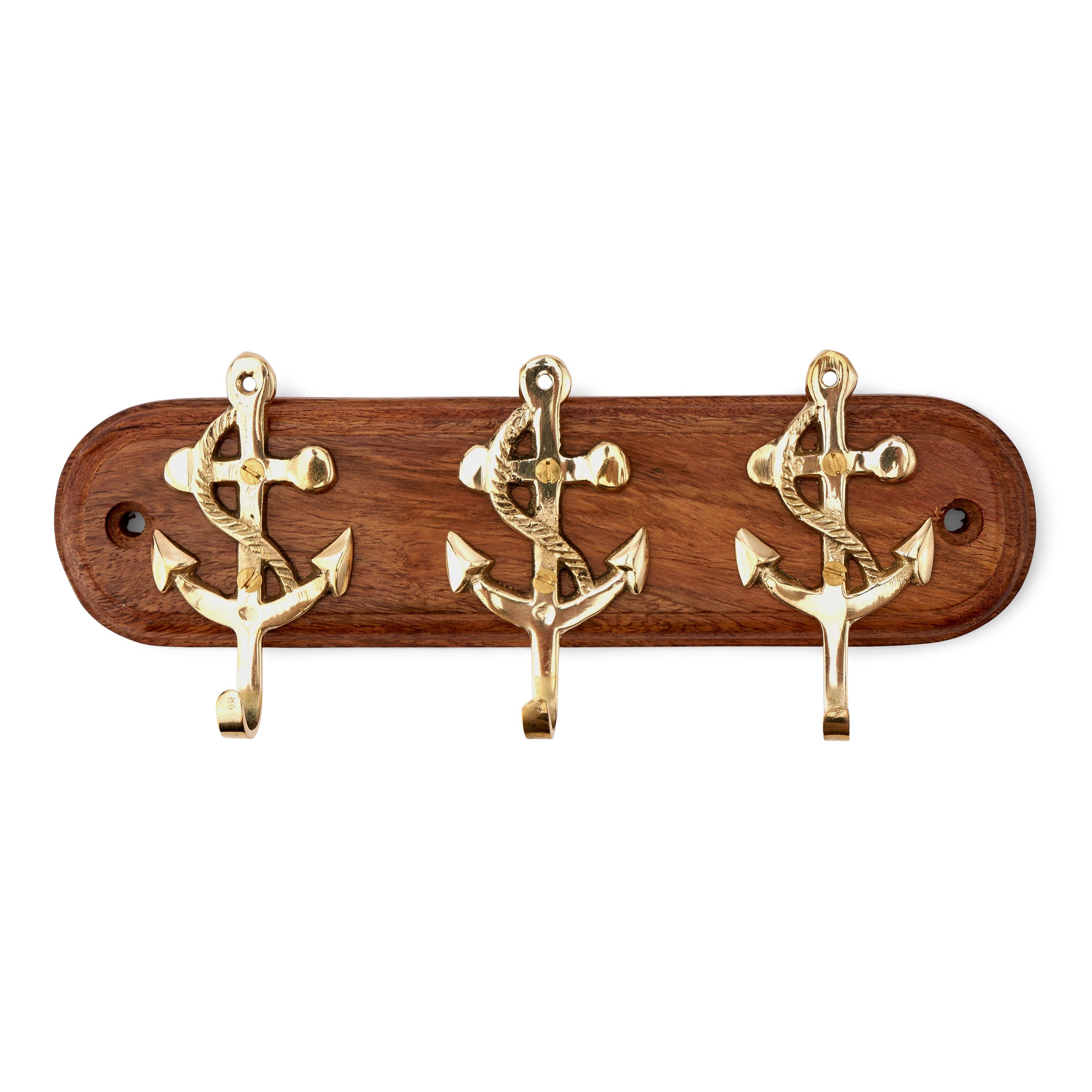 NKlaus Wandhaken Maritim Schlüsselhaken Anker 18x7cm günstig online kaufen