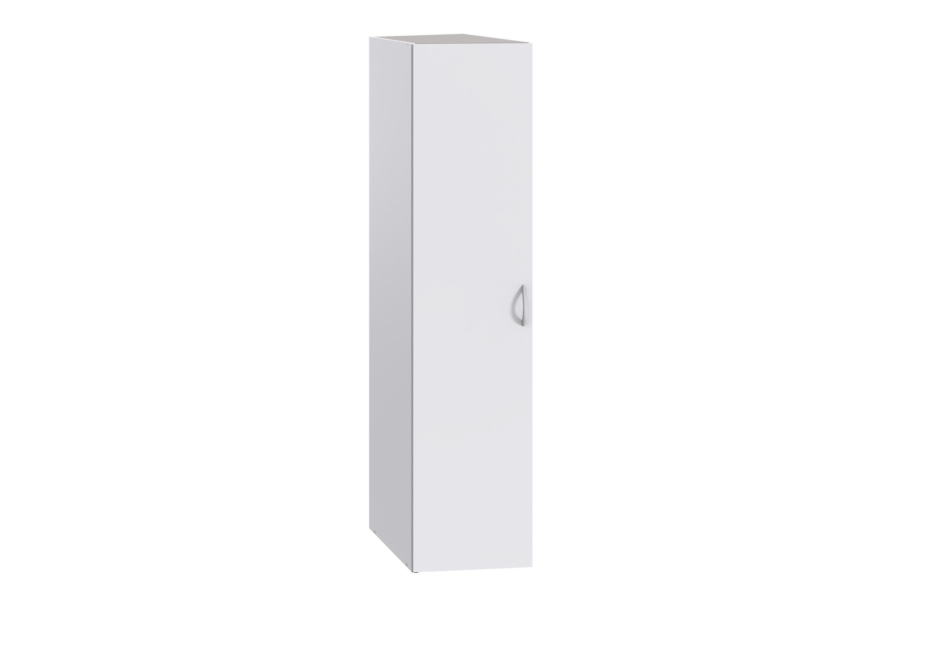 freiraum Eckschrank MRK Multiraumkonzept in WEISS - 40x185x54cm (BxHxT)