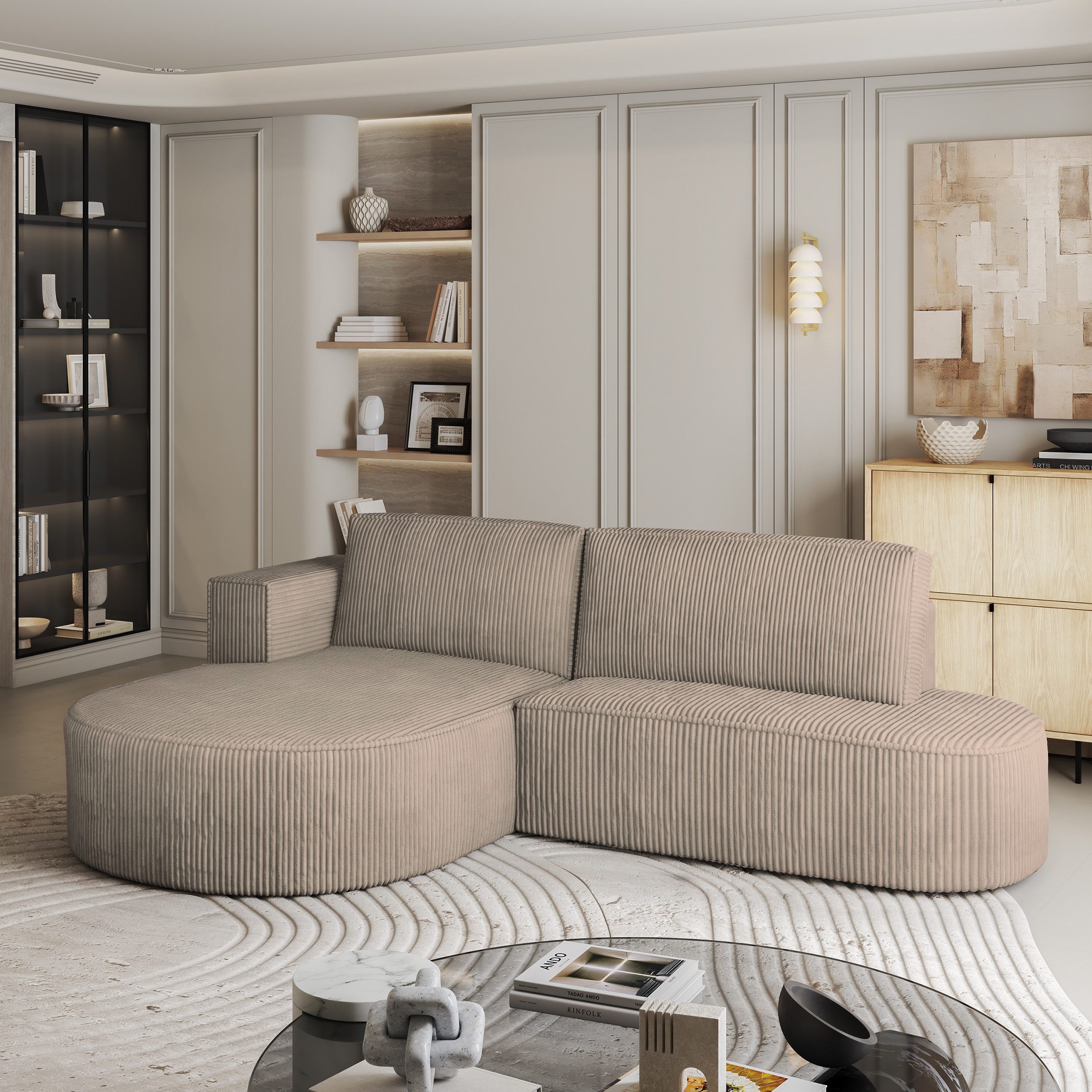 Masseno Ecksofa CORTIO mit Schlaffunktion L-Form, günstig online kaufen