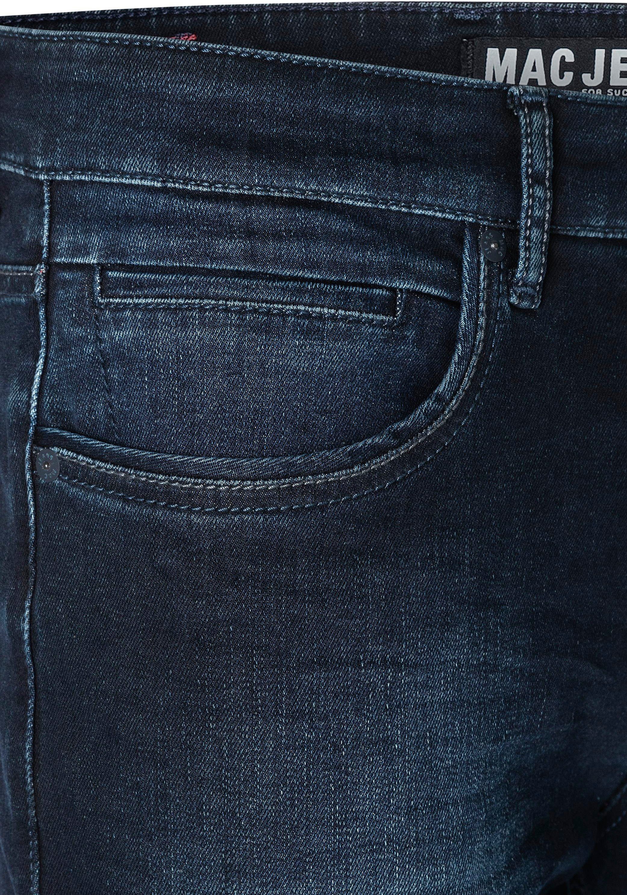 MAC Pipe Arne Straight-Jeans blue-black