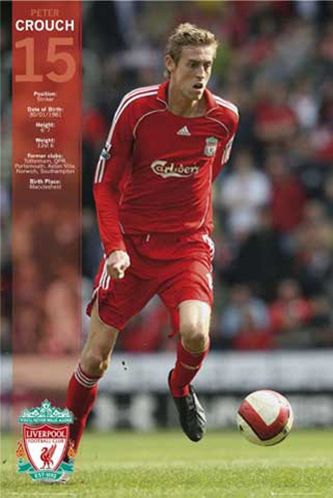 Poster Fußball - Poster - Liverpool, Crouch
