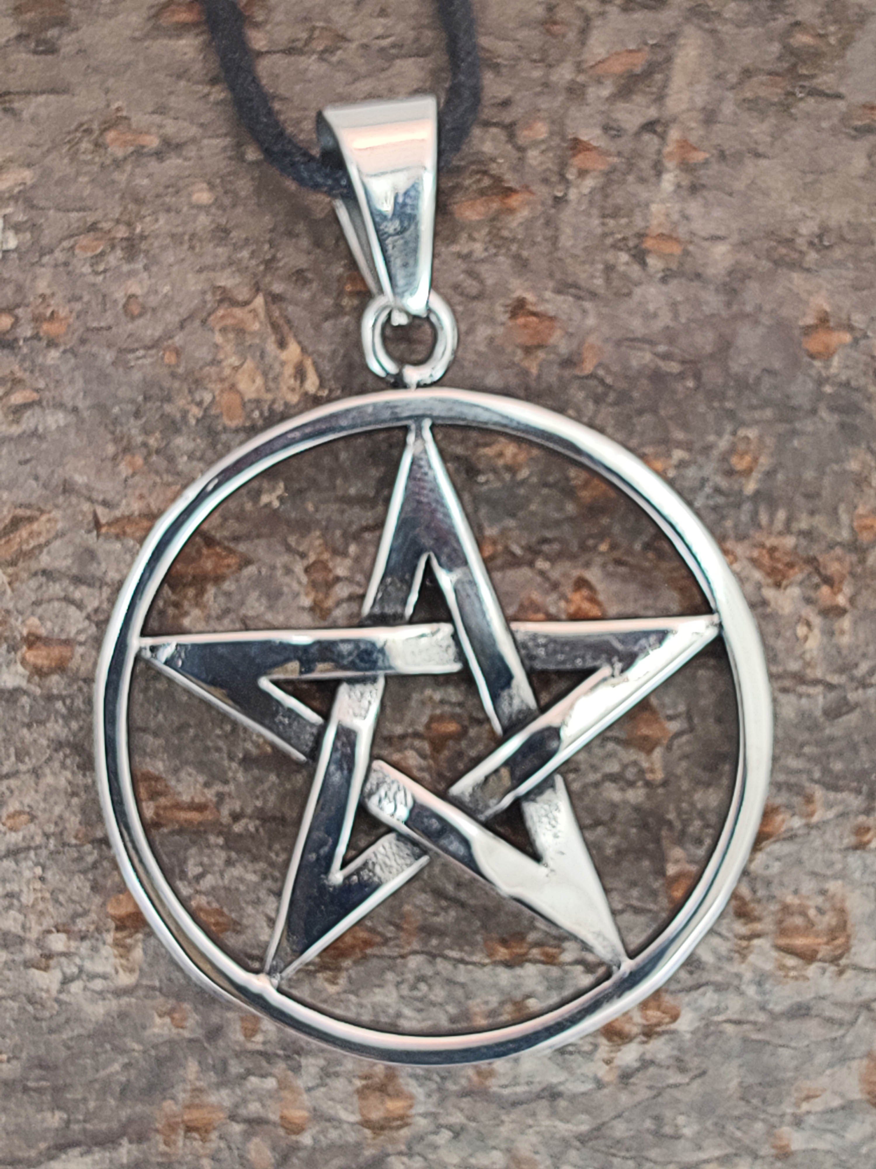 Kiss of Leather Kettenanhänger Pentagramm Edelstahl günstig online kaufen