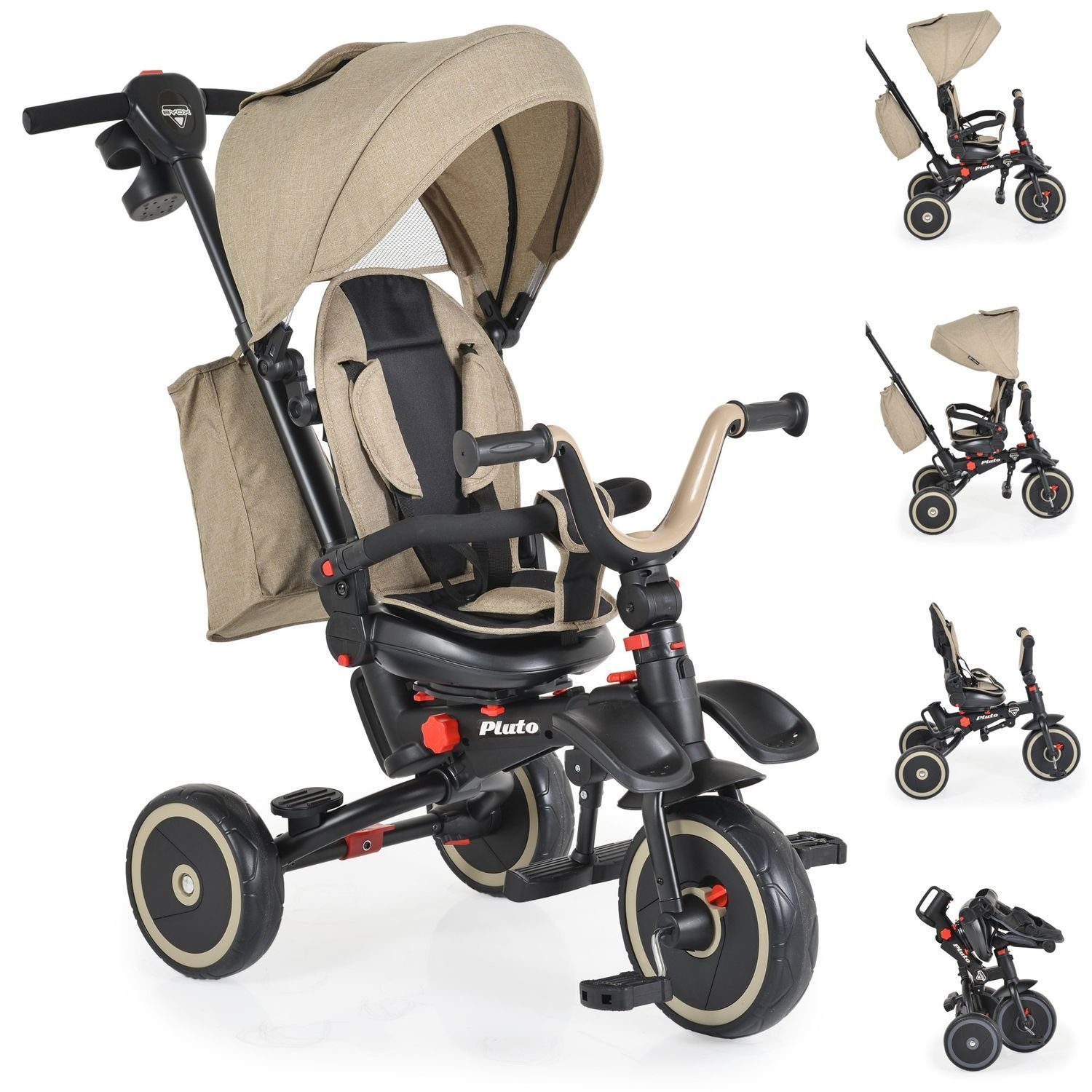 Dreirad Dreirad Tricycle Pluto faltbar