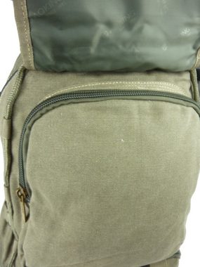 Taschen4life Freizeitrucksack Trekking Canvas Rucksack, T115, Militär Stil, Damen und Herren Segeltuch Stoffrucksack