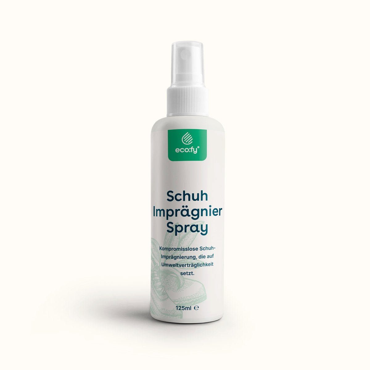 eco:fy Schuh-Imprägnierung Schuh-Imprägnierspray (1 St), Flasche aus 100% recyceltem Kunststoff