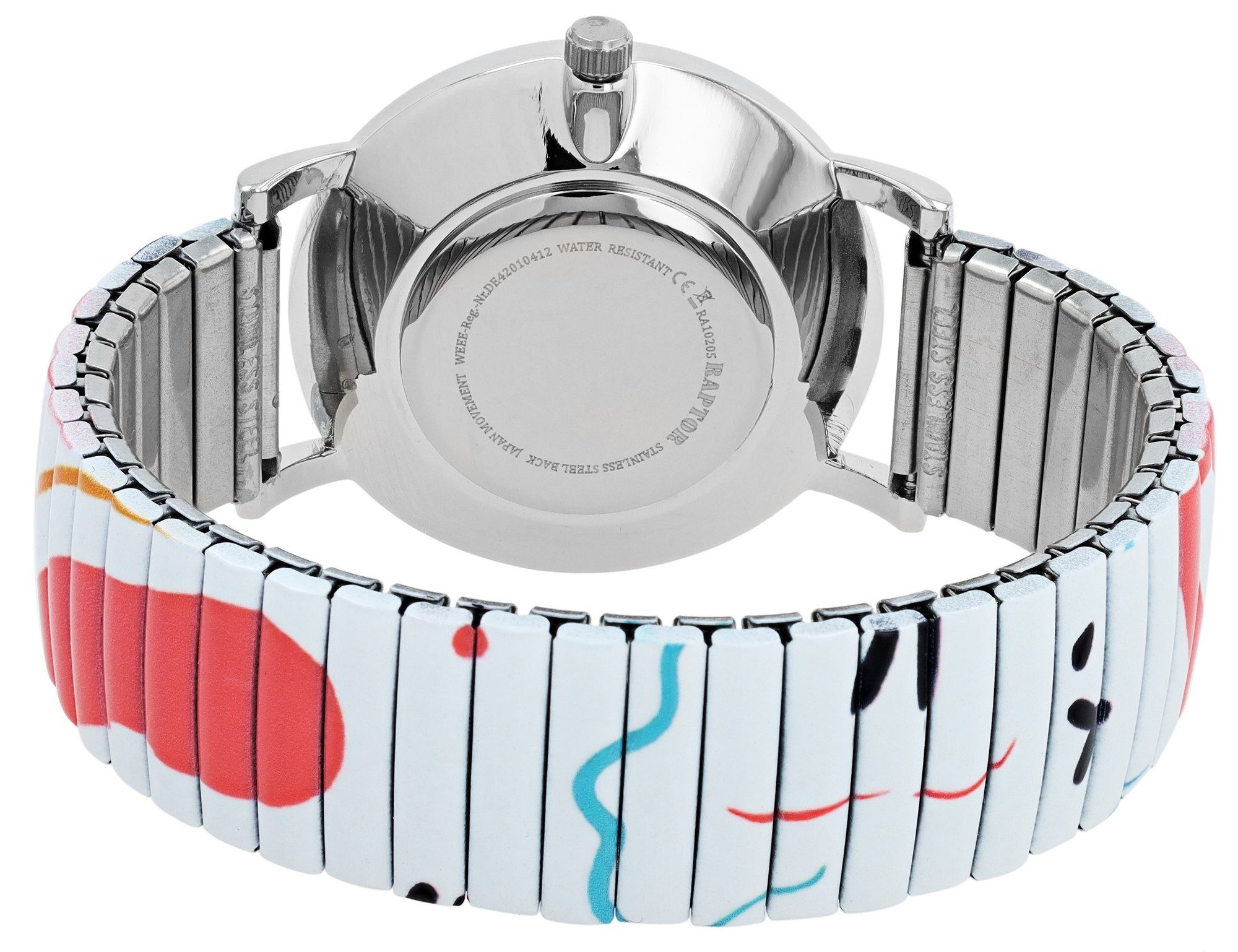 Raptor Quarzuhr Colorful Edition mit Edelstahlzugarmband, günstig online kaufen