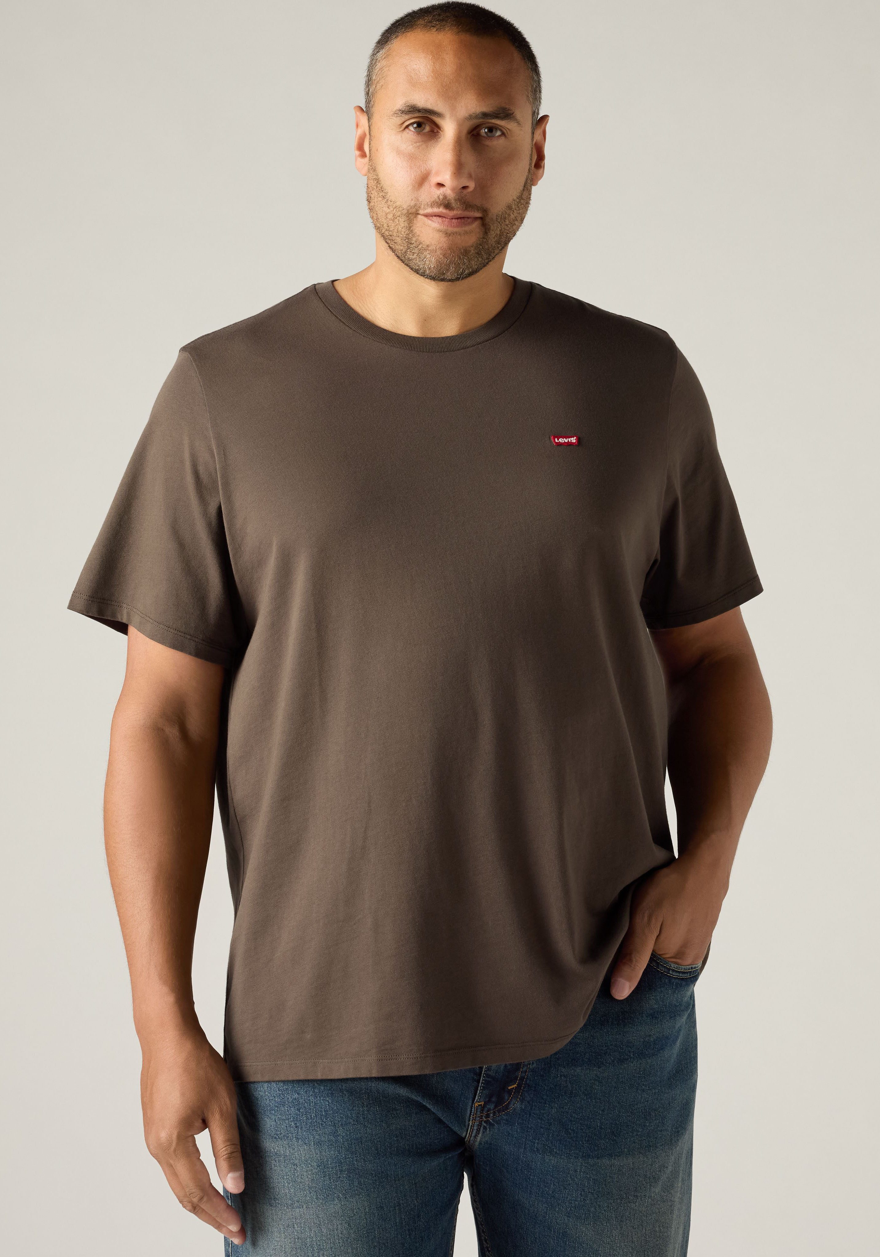Levi's® Plus T-Shirt LE BIG ORIGINAL HM TEE mit Logo Stickerei