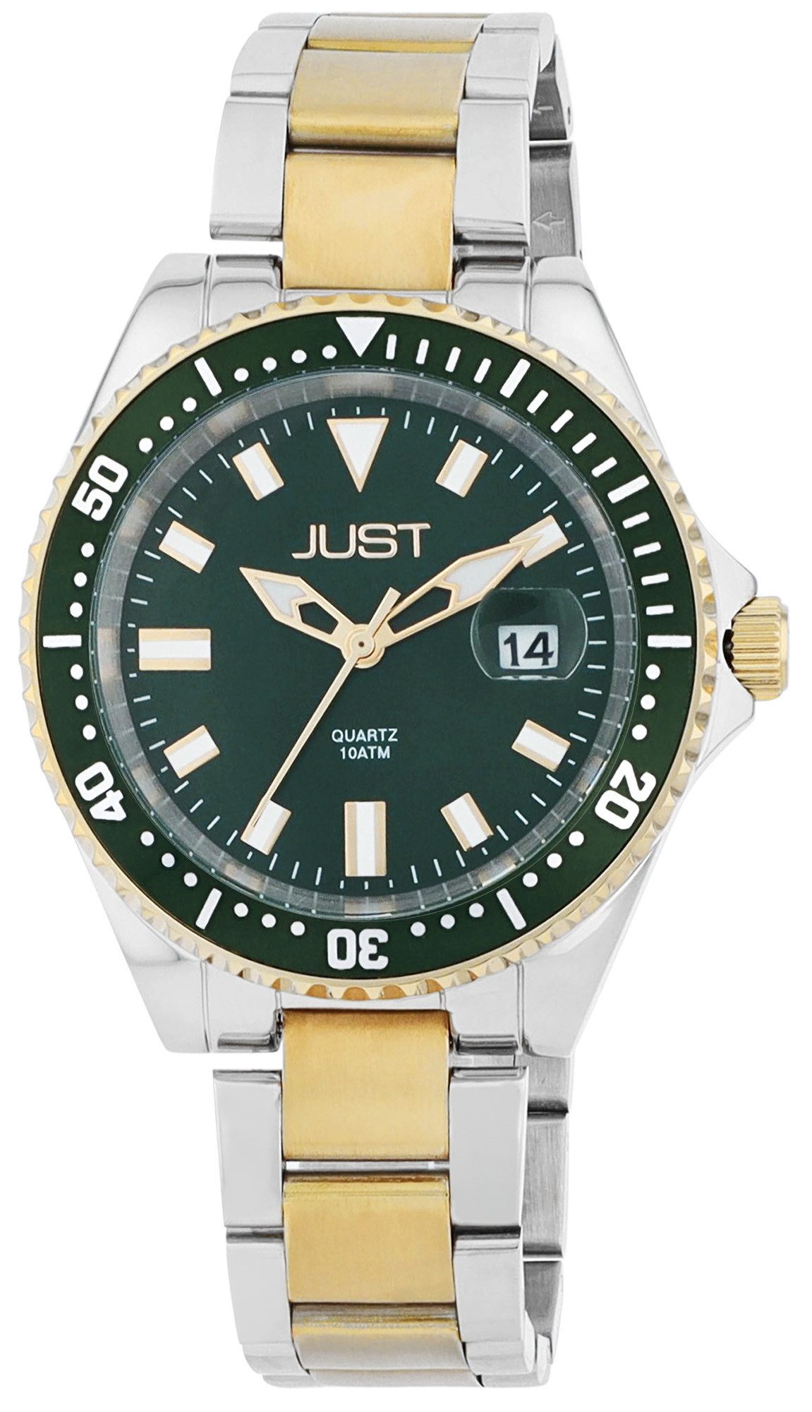Quarzuhr Ruben Edelstahlband Herrenuhr mit Datumsanzeige
