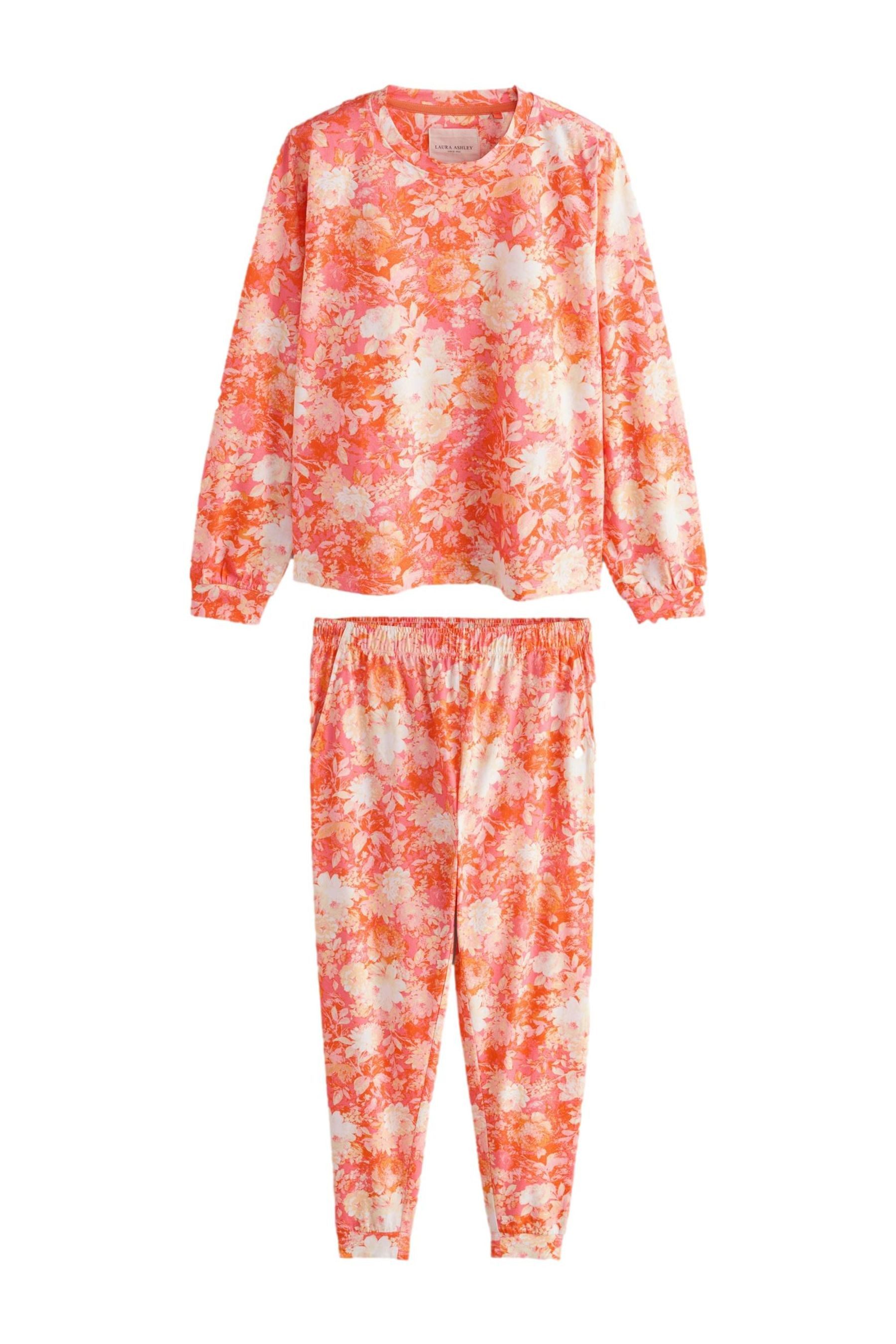 LAURA ASHLEY Pyjama Laura Ashley Twosie-Schlafanzug aus Jersey (2 tlg)