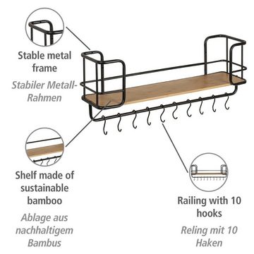 WENKO Wandregal Loft, 1 Etage + Aufhängemöglichkeiten