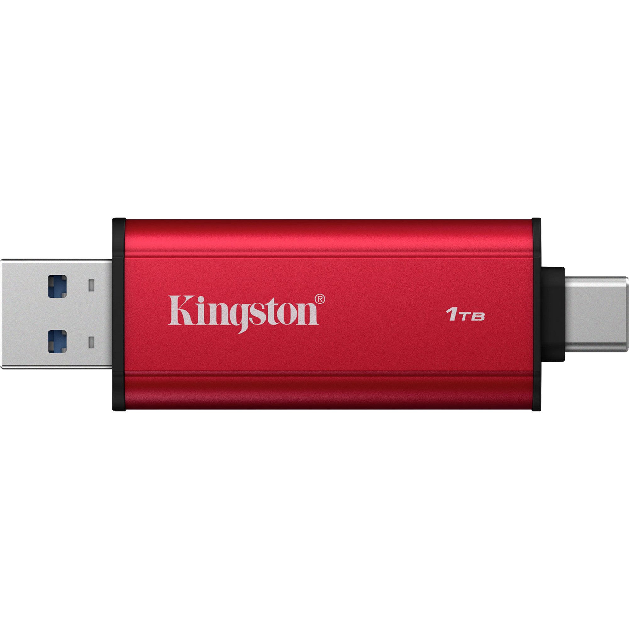 Kingston Kingston Dual Portable 1 TB, SSD, (USB-A- und externe SSD (1.000 GB) extern"