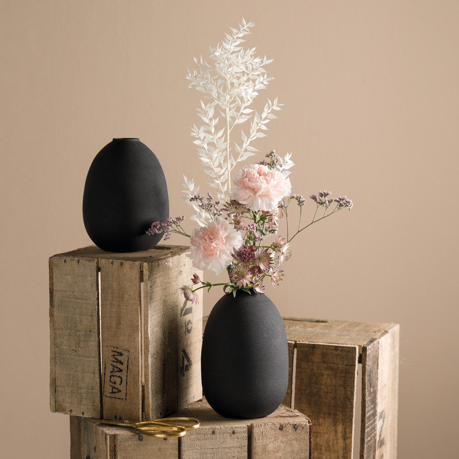 LEONARDO Dekovase CASOLARE (1 St), aus Metall, Höhe ca. 19 cm günstig online kaufen