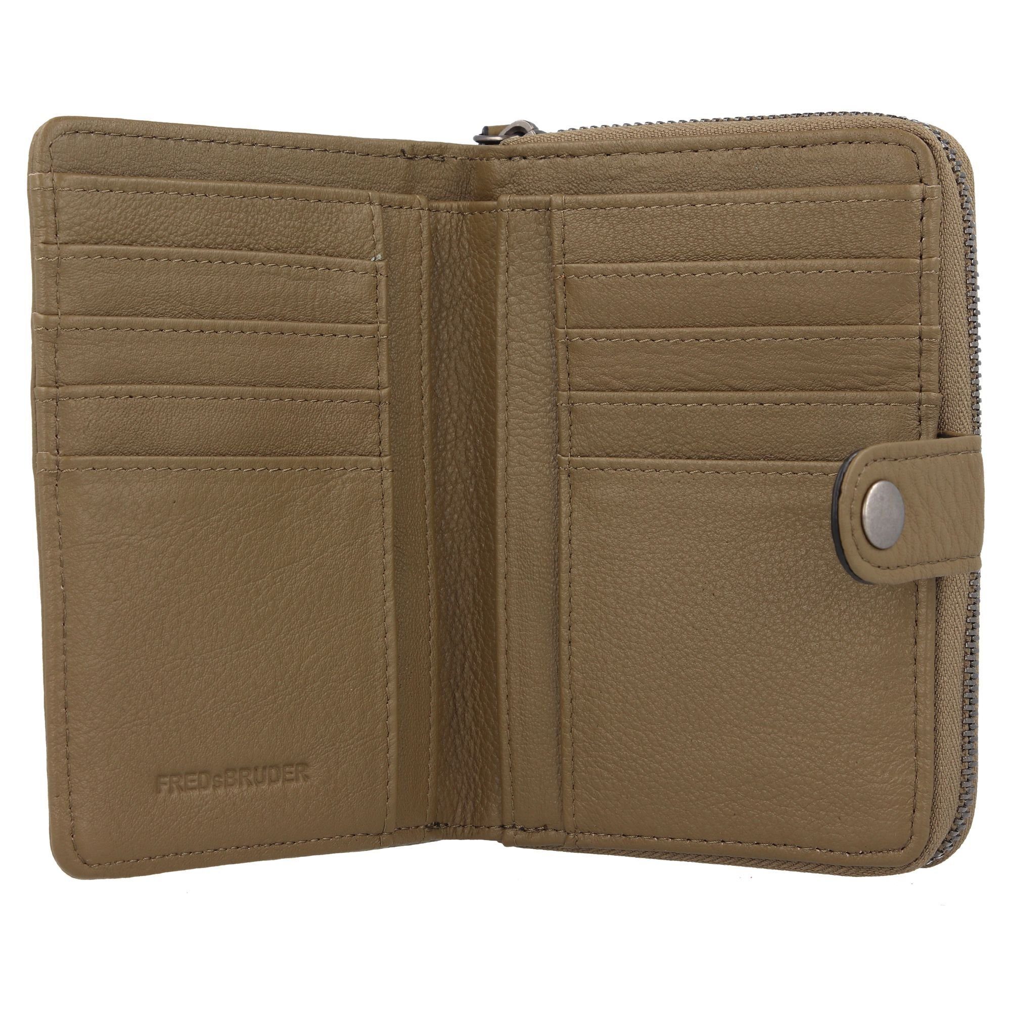 FREDsBRUDER Geldbörse Crilly, Leder olive green